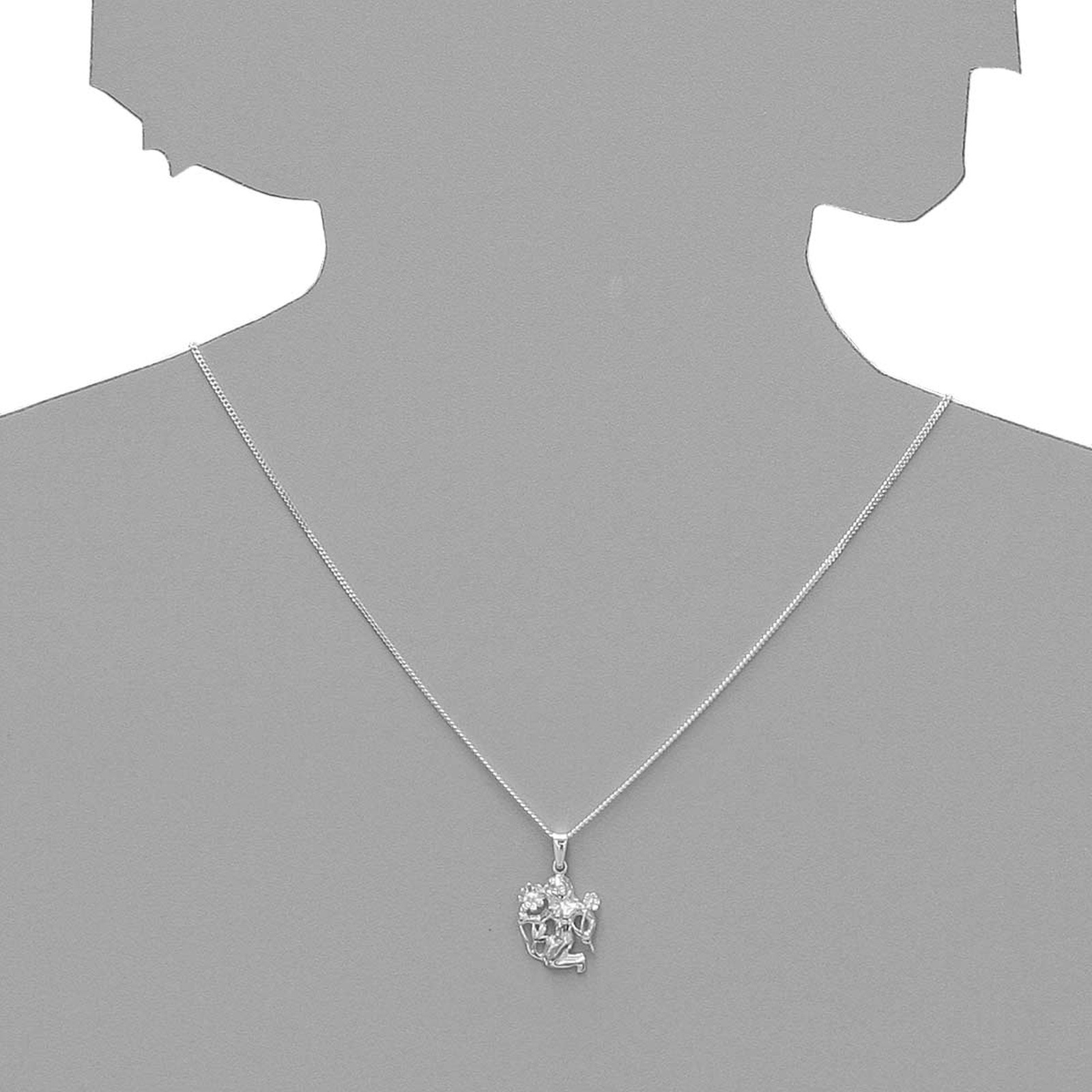 OSTSEE-SCHMUCK Kette mit Anhänger »- Tierkreiszeichen Jungfrau - Silber 925/000 - ,«