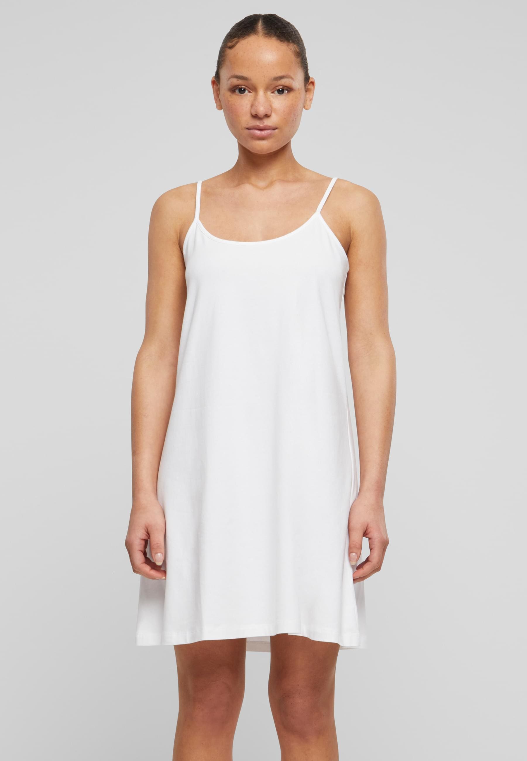 URBAN CLASSICS Shirtkleid »Urban Classics Damen Ladies Stretch Jersey Hanger Dress«, (1 tlg.)