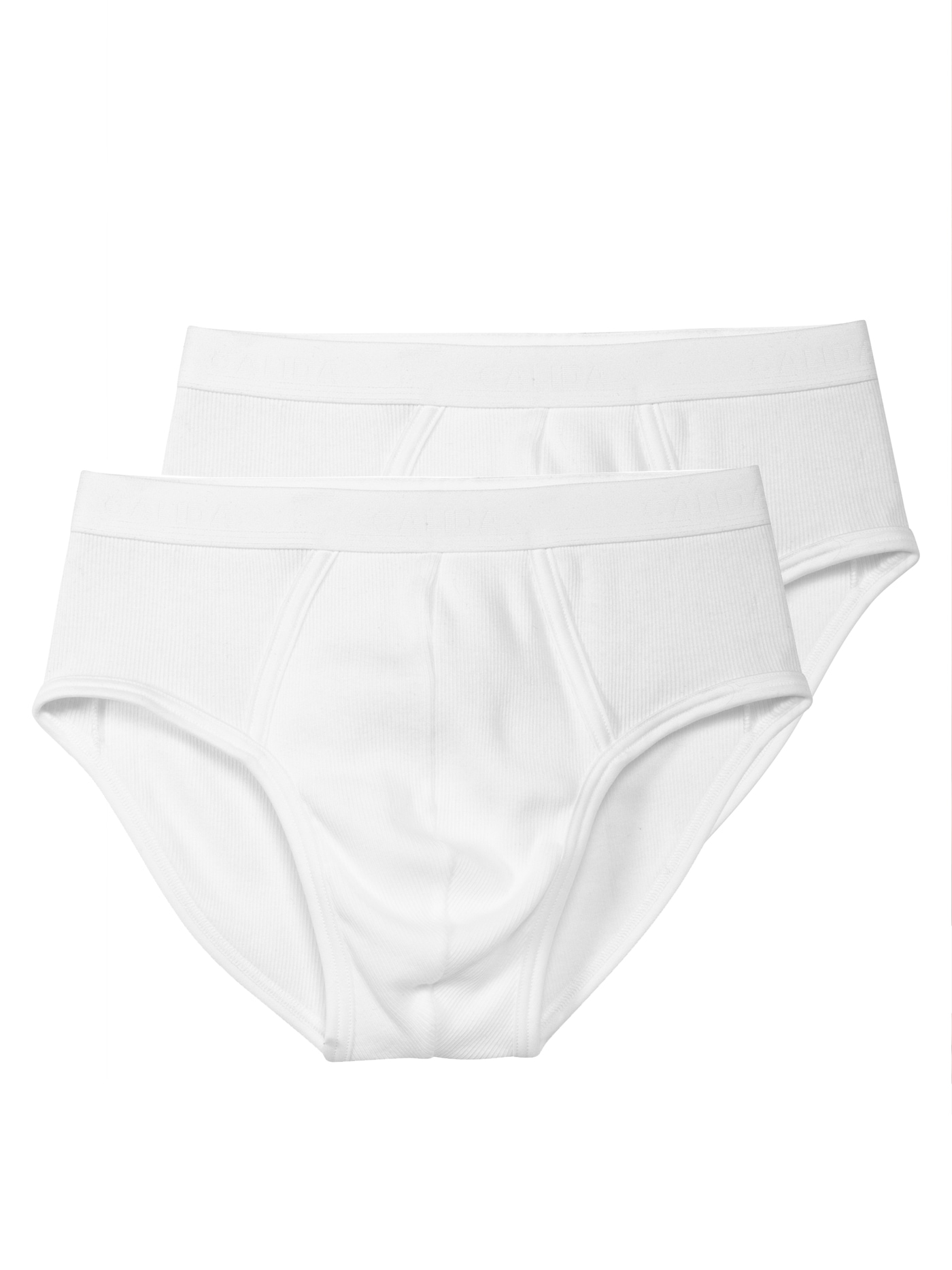 CALIDA Slip "Natural Benefit" Pure Cotton, Feinripp-Qualität, elastischer Bund, weich