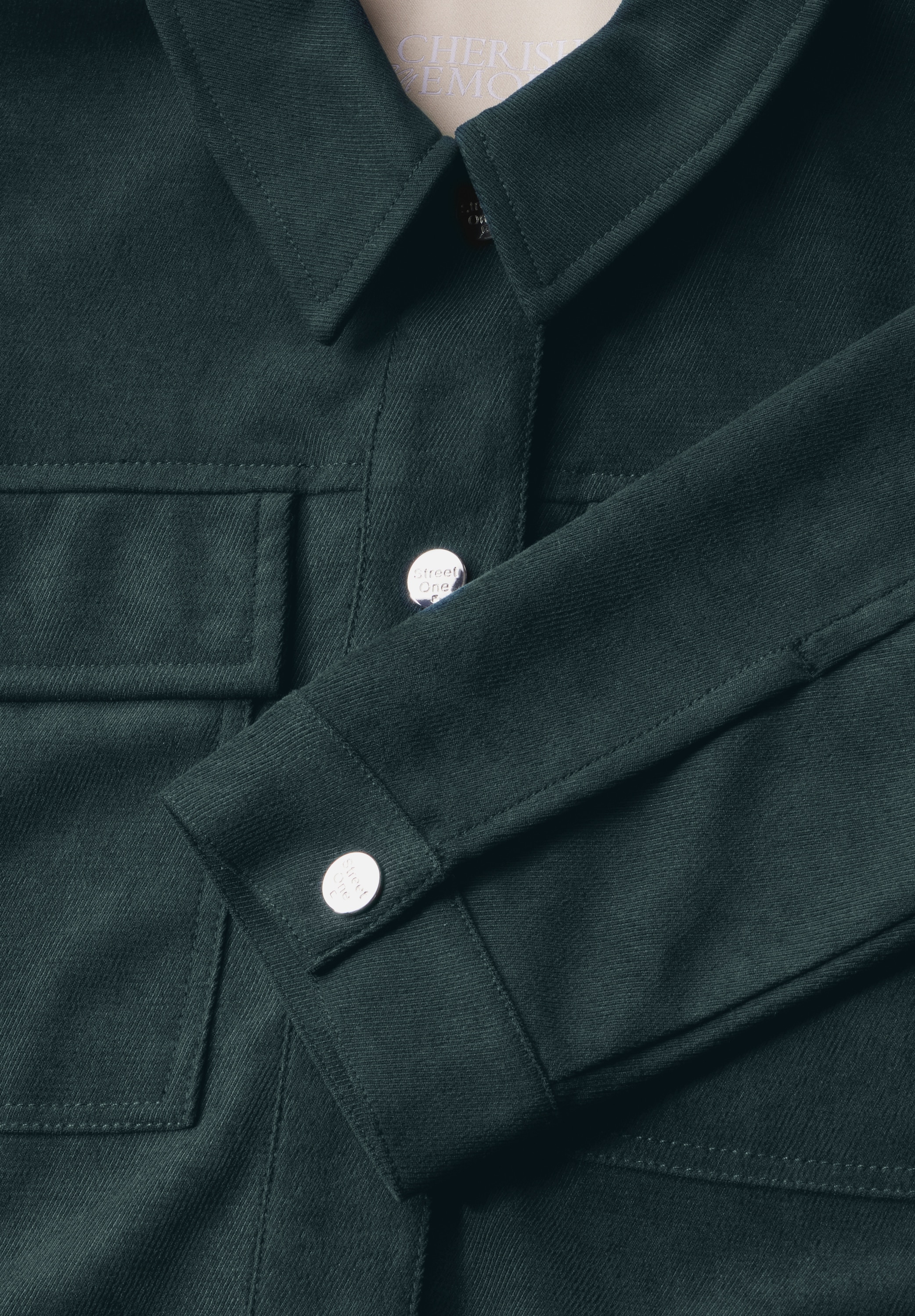 STREET ONE Kurzjacke, ohne Kapuze, mit Brusttaschen