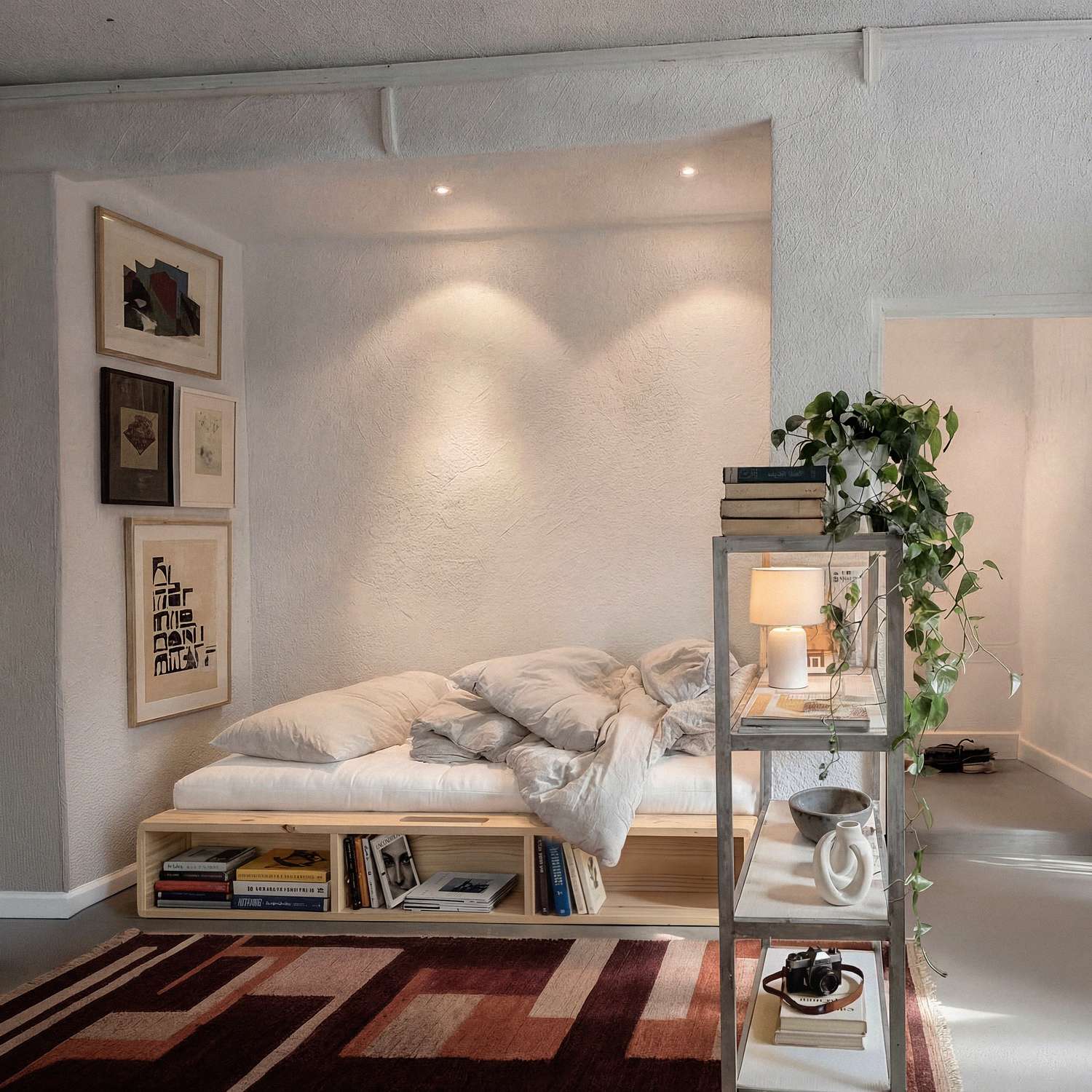 Karup Design "Ziggy Bed, Stauraumbett, FSC-zertifiziertes Massivholz made in Europe" Erhältlich für Matratzen Breite 90, 120, 140, 160 oder 180 cm, mit 3 Ablagen, inklusive Lattenrost, ohne Matratze, mehrere Farben