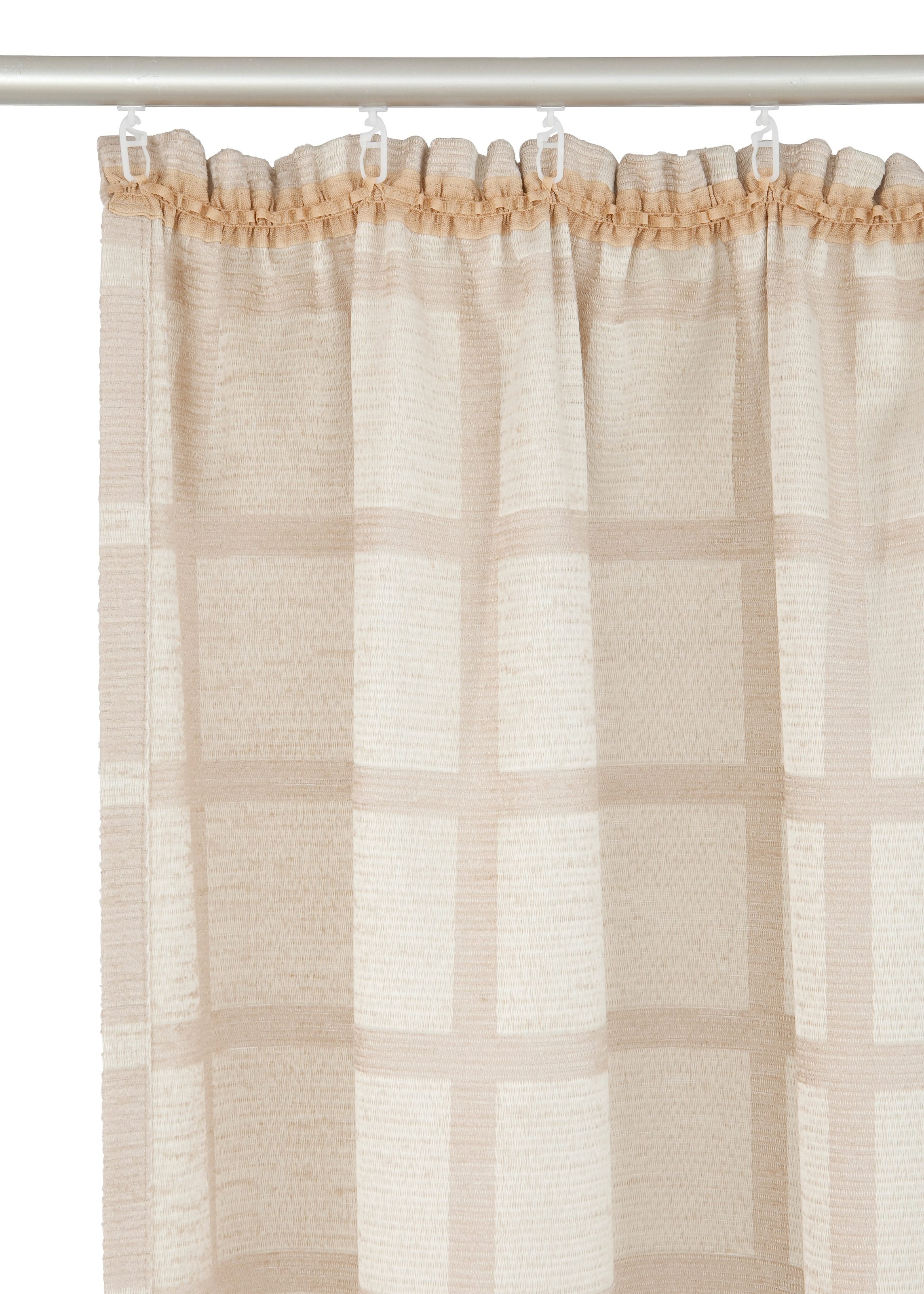 Thumbnail - Wirth Vorhang "Toco-Karo" Kräuselband 1 Stk. tlg.