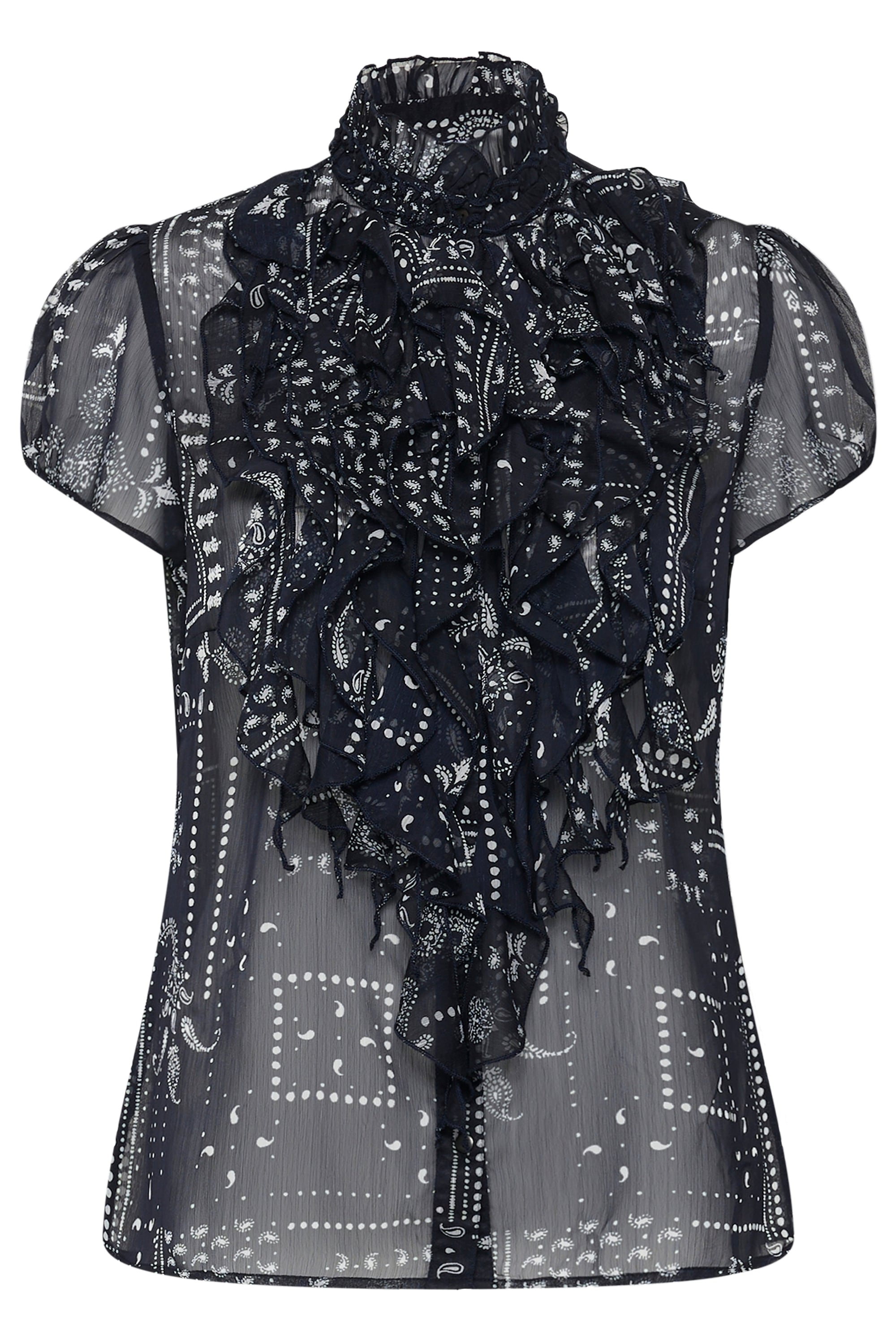 Saint Tropez Langarmhemd "Damen Langarm - Hemd LiljaSZ"