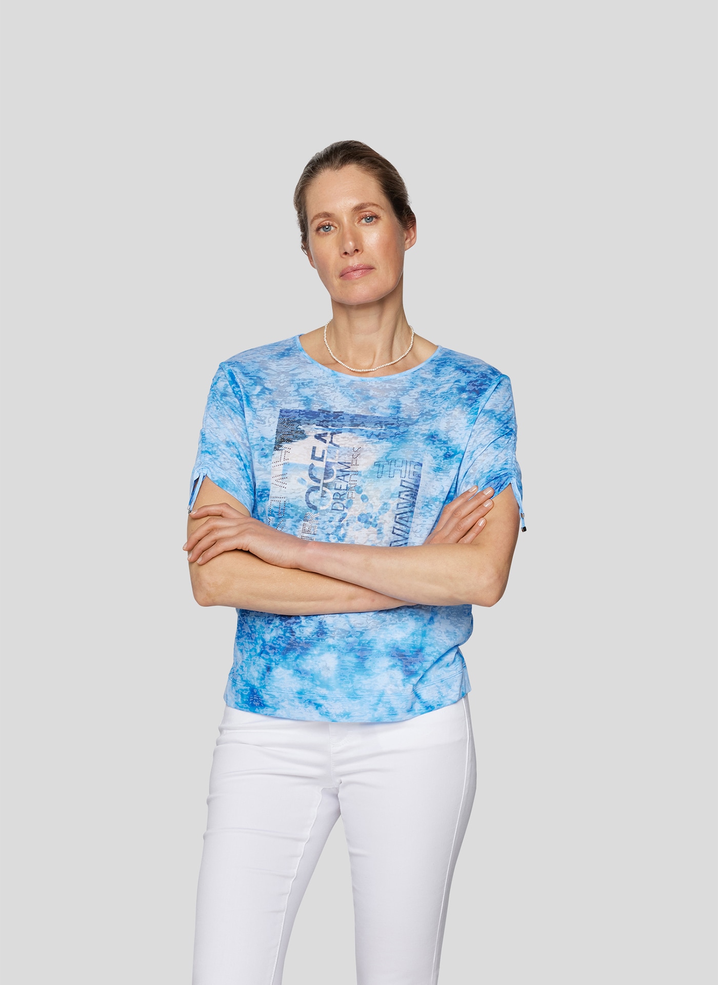 Rabe Print-Shirt »RABE T-Shirt mit abstrakter Musterung«