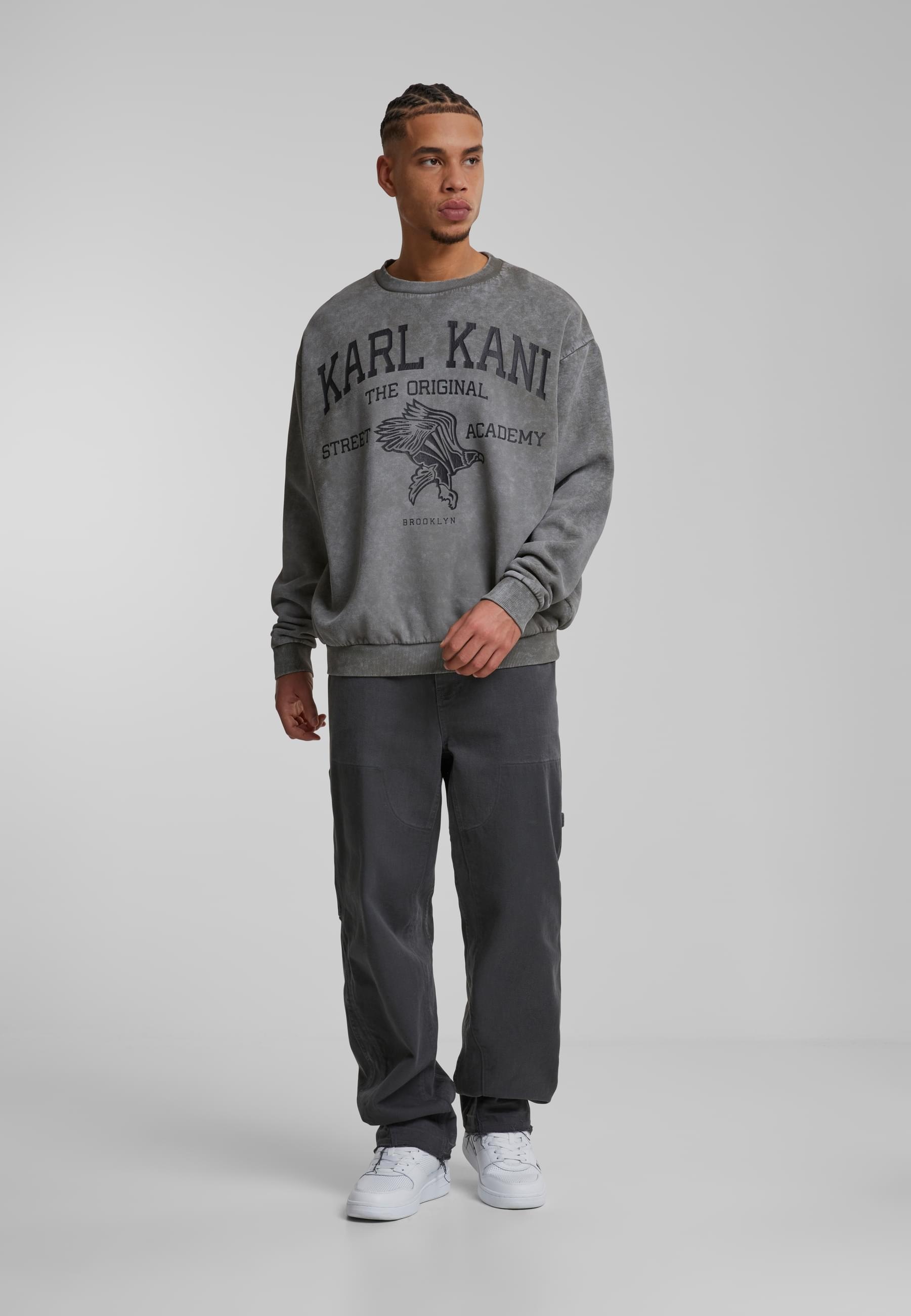 Karl Kani Rundhalspullover »Karl Kani Karl Kani Kani Street Academy OS Crew«, (1 tlg.)