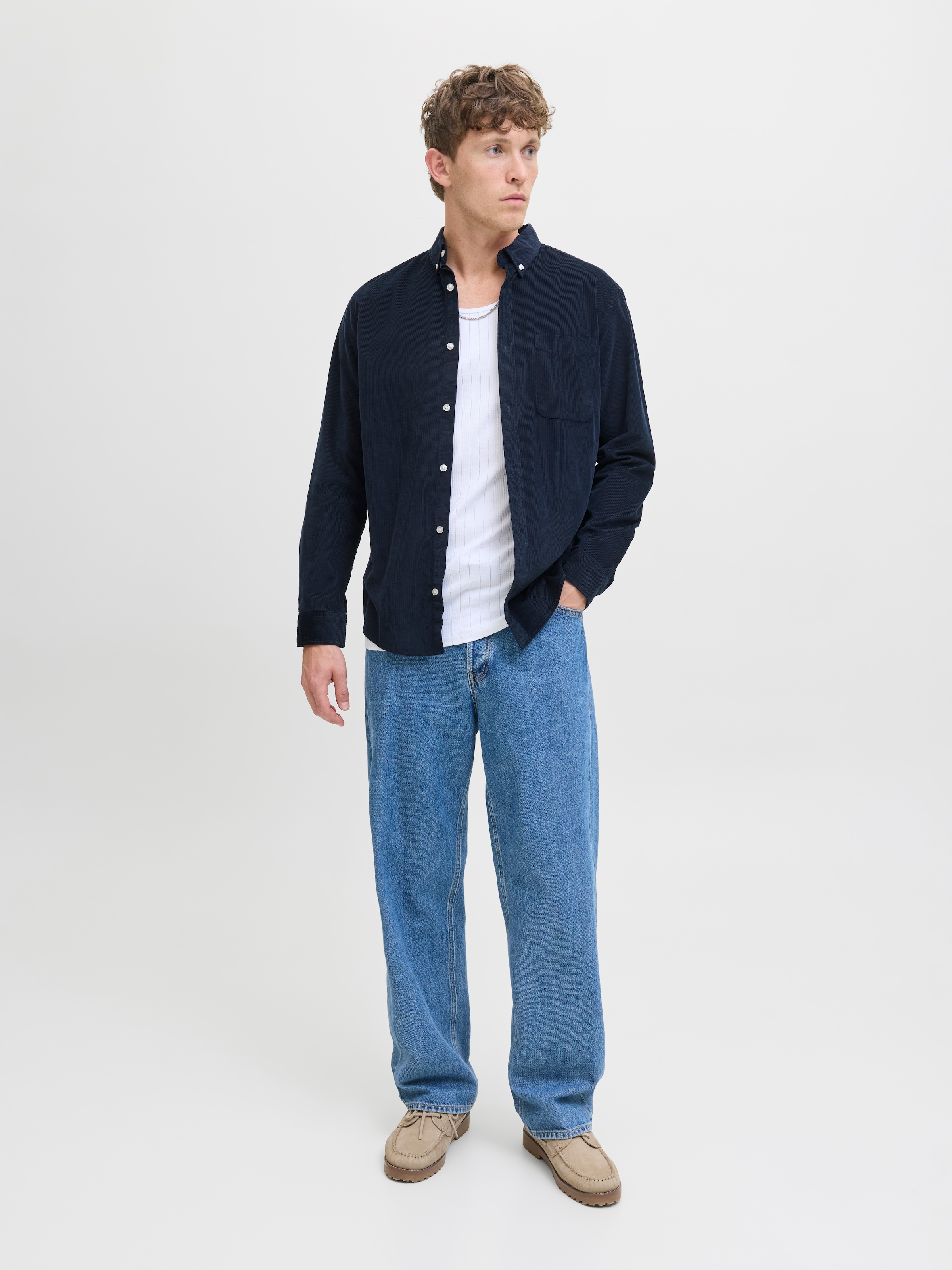 Jack & Jones Langarmhemd »JJECLASSIC CORD SHIRT L/S SN«
