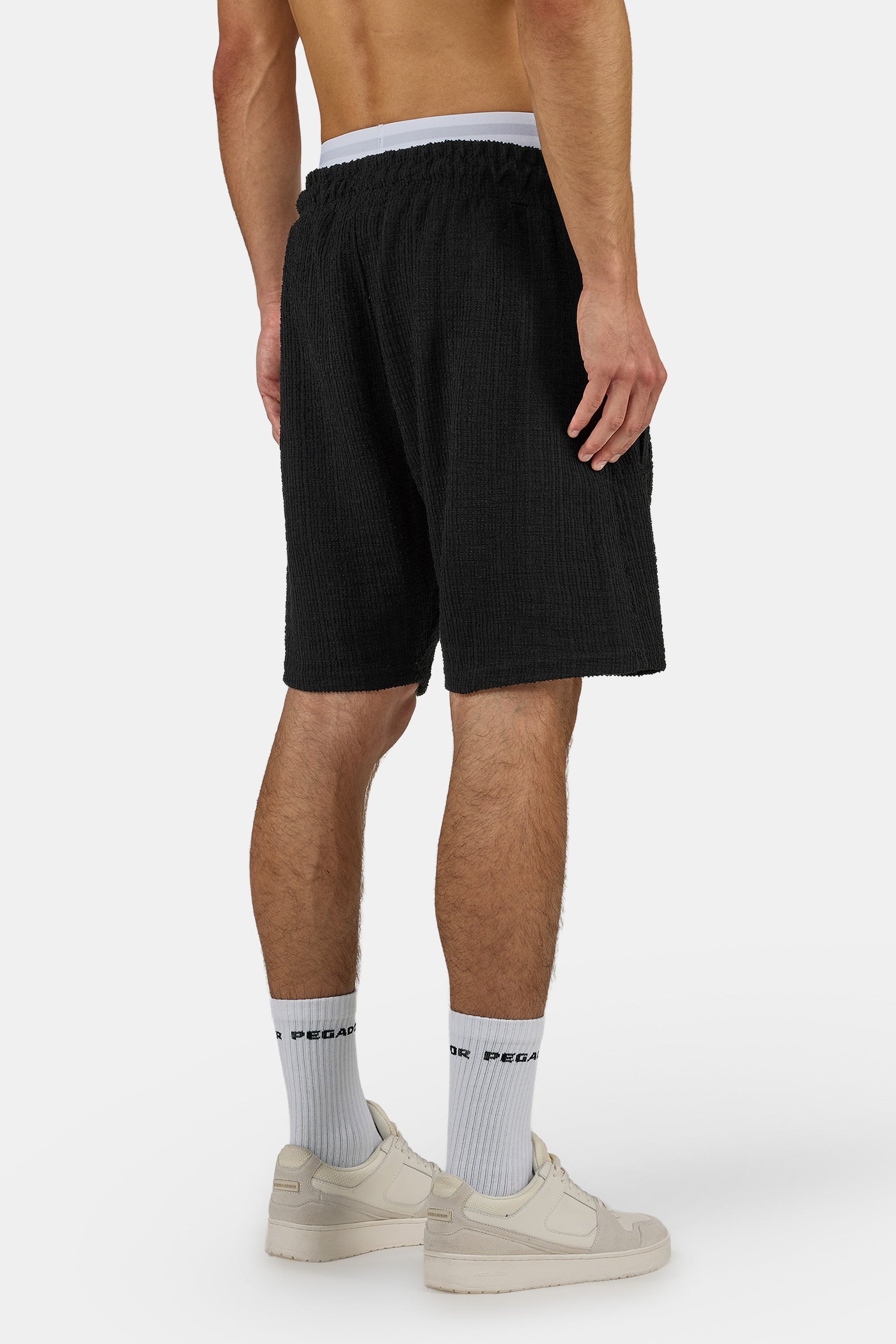 PEGADOR Shorts »Libco Structured Knit Shorts«  Materialmix, regular fit