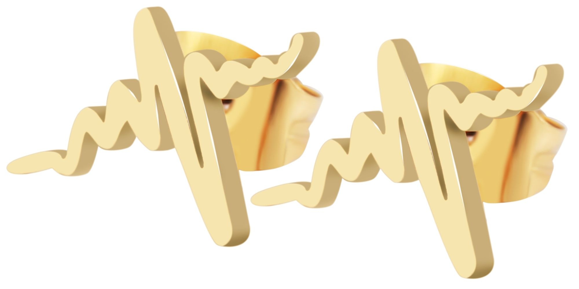Paar Ohrhänger ADELIA´S "Damen Ohrringe – Ohrstecker aus Edelstahl", Damen, Gr. Damen, Edelstahl, gold, Ohrringe, Perfekt als Geschenk für besondere Menschen 6