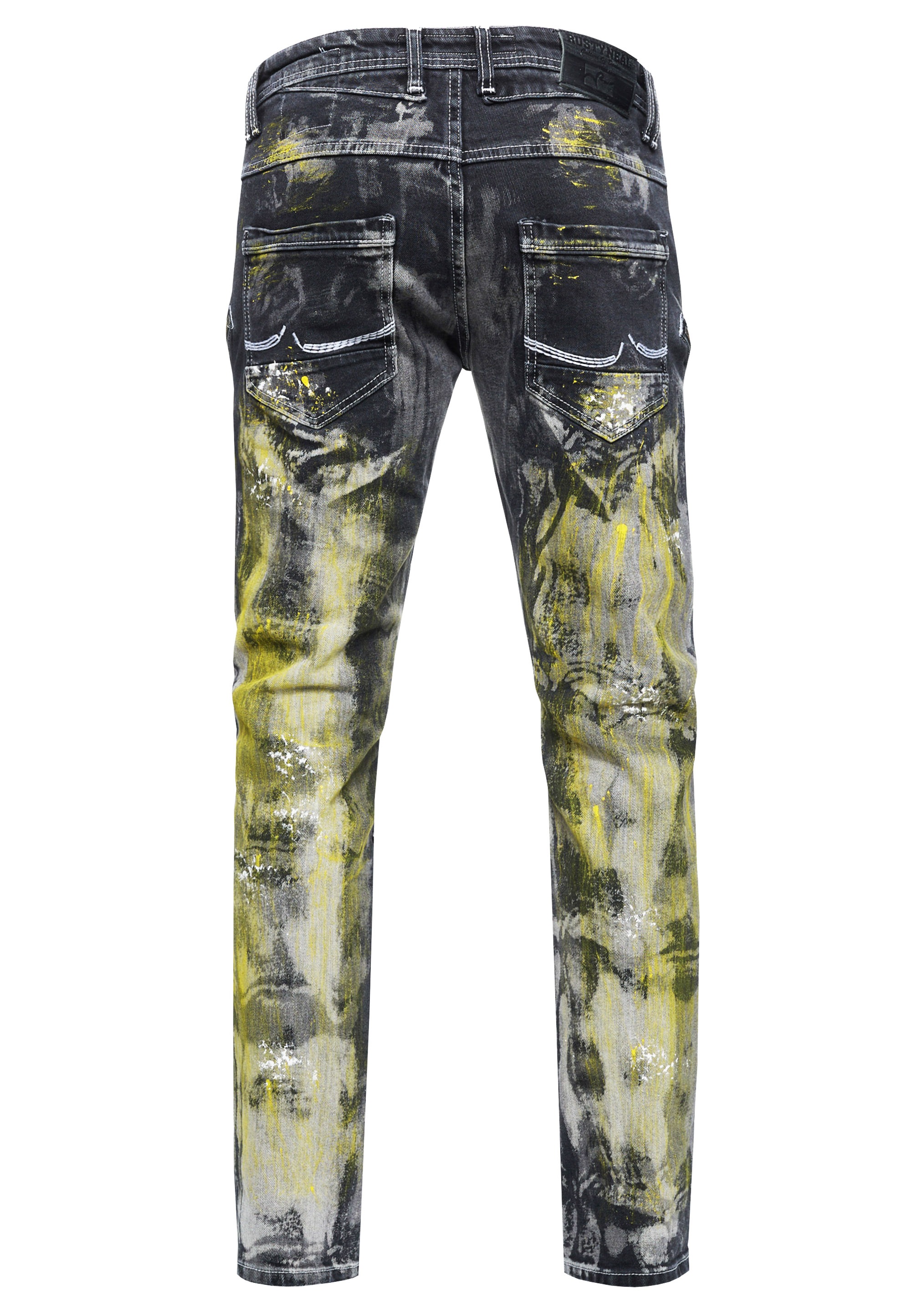 Rusty Neal Straight-Jeans »MORI«, mit trendigen Zierelementen
