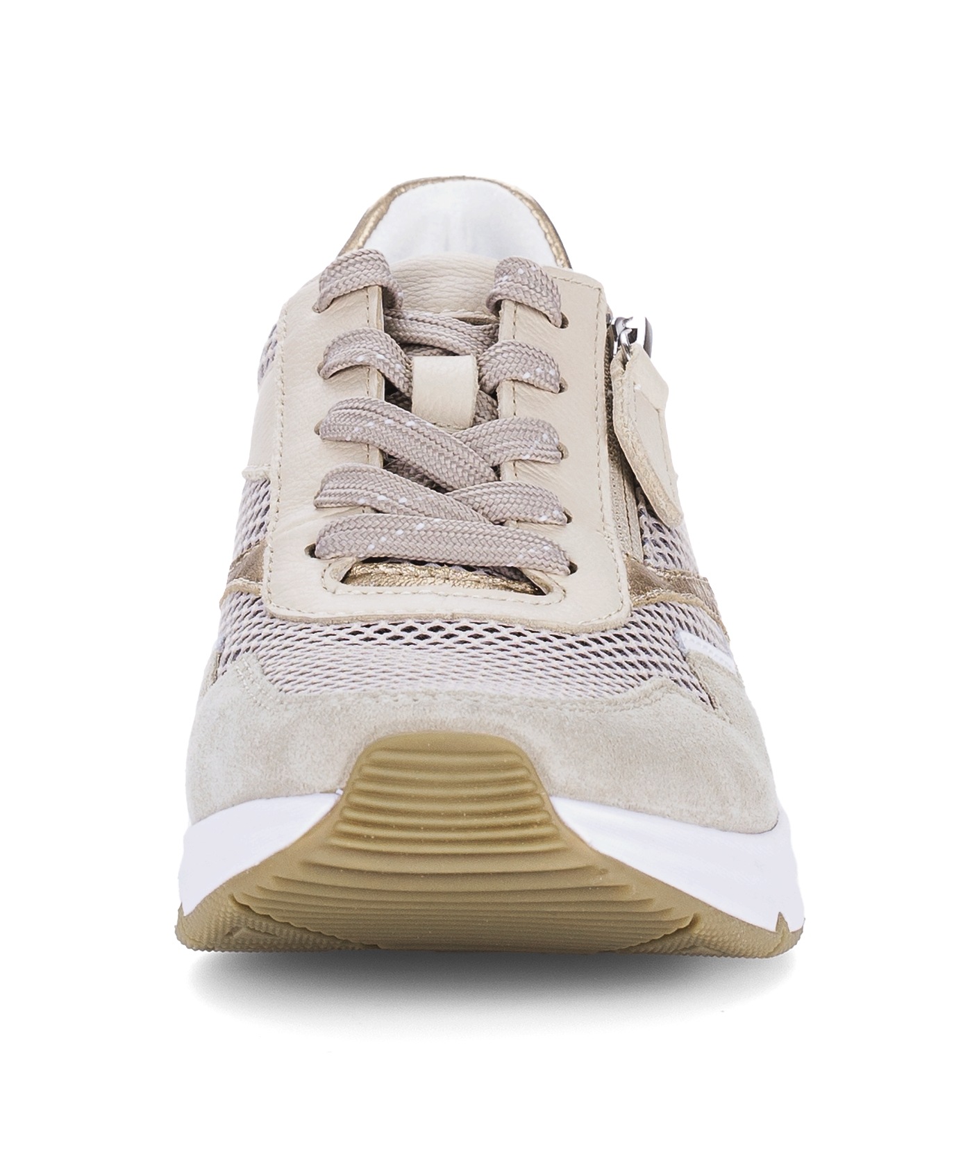 Gabor Rollingsoft Wedge Sneaker Beige-White 41 6