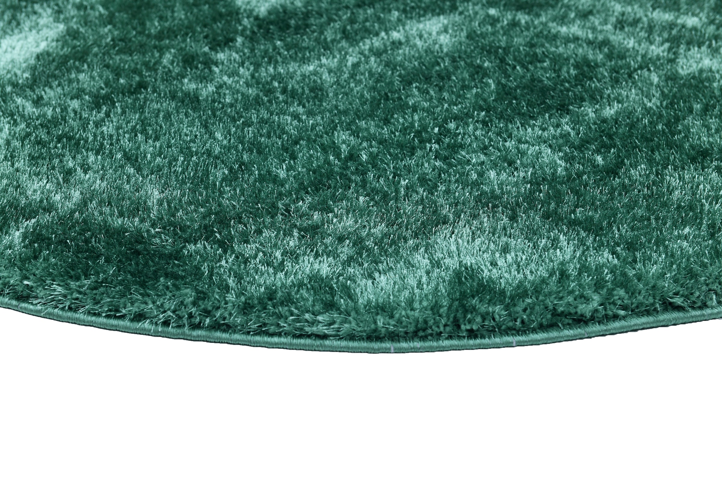 Home affaire Hochflor-Teppich »Anastasia«, rund, 43 mm Höhe, Shaggy-Teppich, Uni-Farben, besonders weich durch Mikrofaser