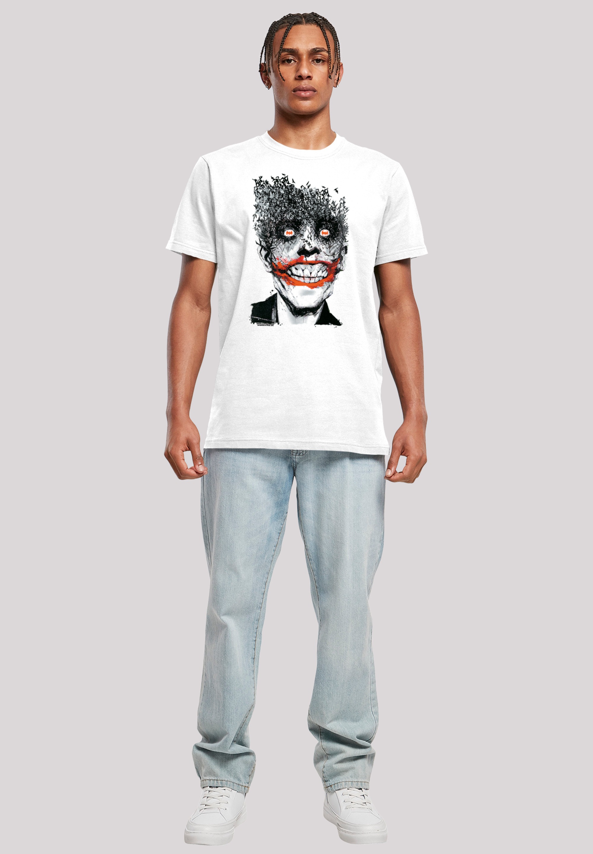 F4NT4STIC T-Shirt »Batman The Joker Bats«, Herren,Premium Merch,Regular-Fit,Basic,Bedruckt