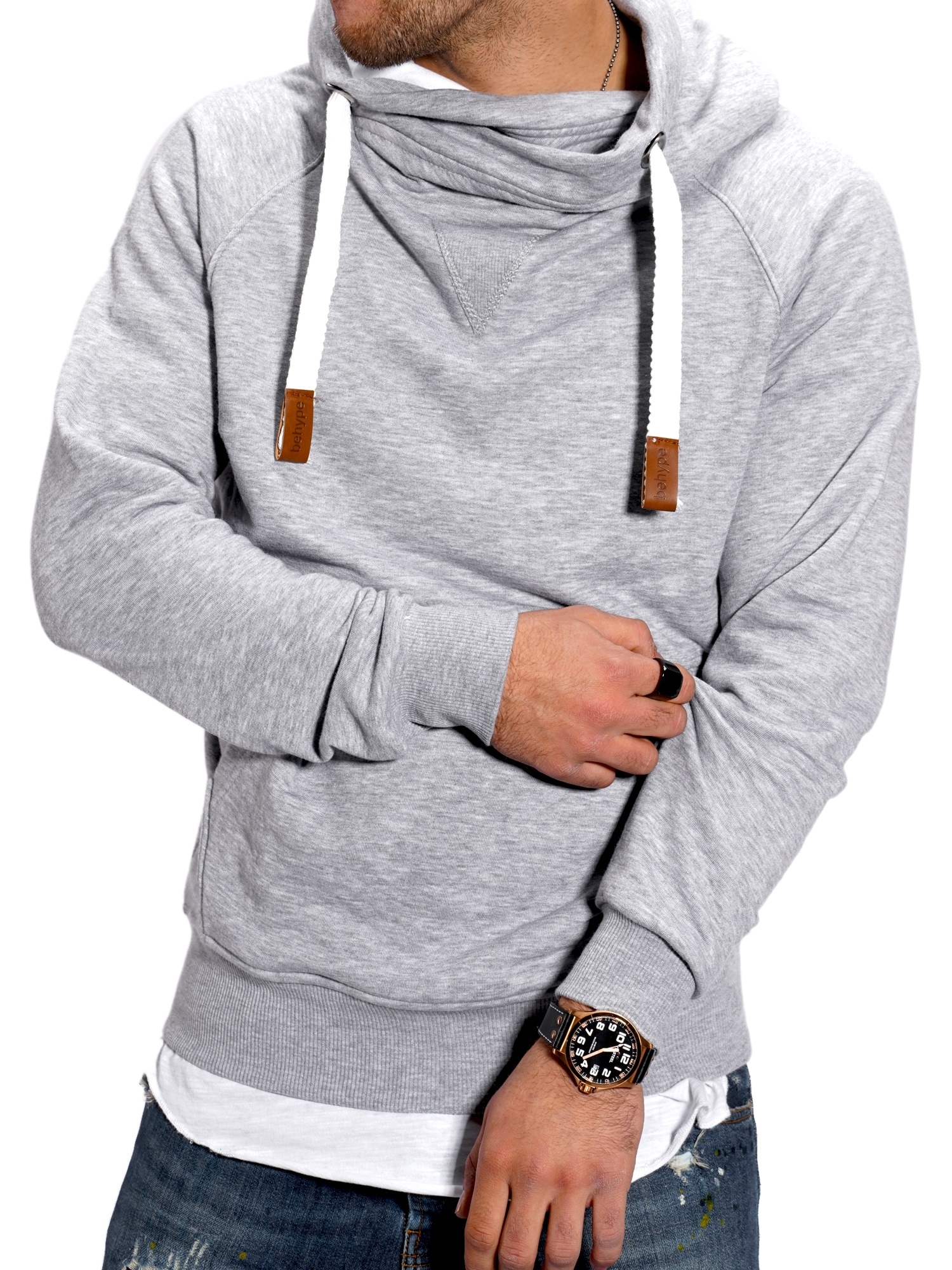 Stone Harbour Hoodie »Emilio hohem und ▷ Herren Sweatshirt Eduardo«, | BAUR Kragen bestellen mit Kapuze