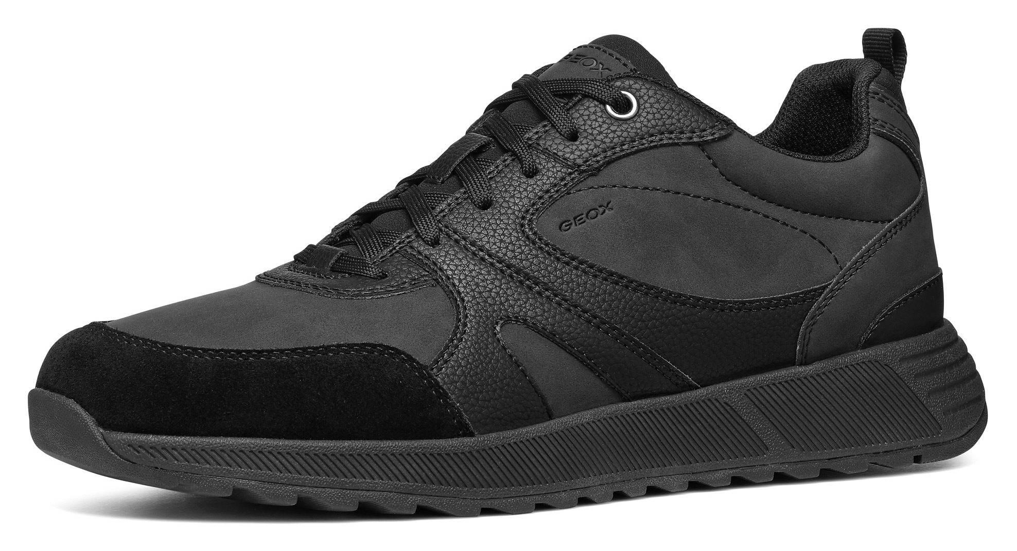 Geox Sneaker »U MOLVENO A«, Freizeitschuh, Halbschuh, Schnürschuh mit Plateausohle