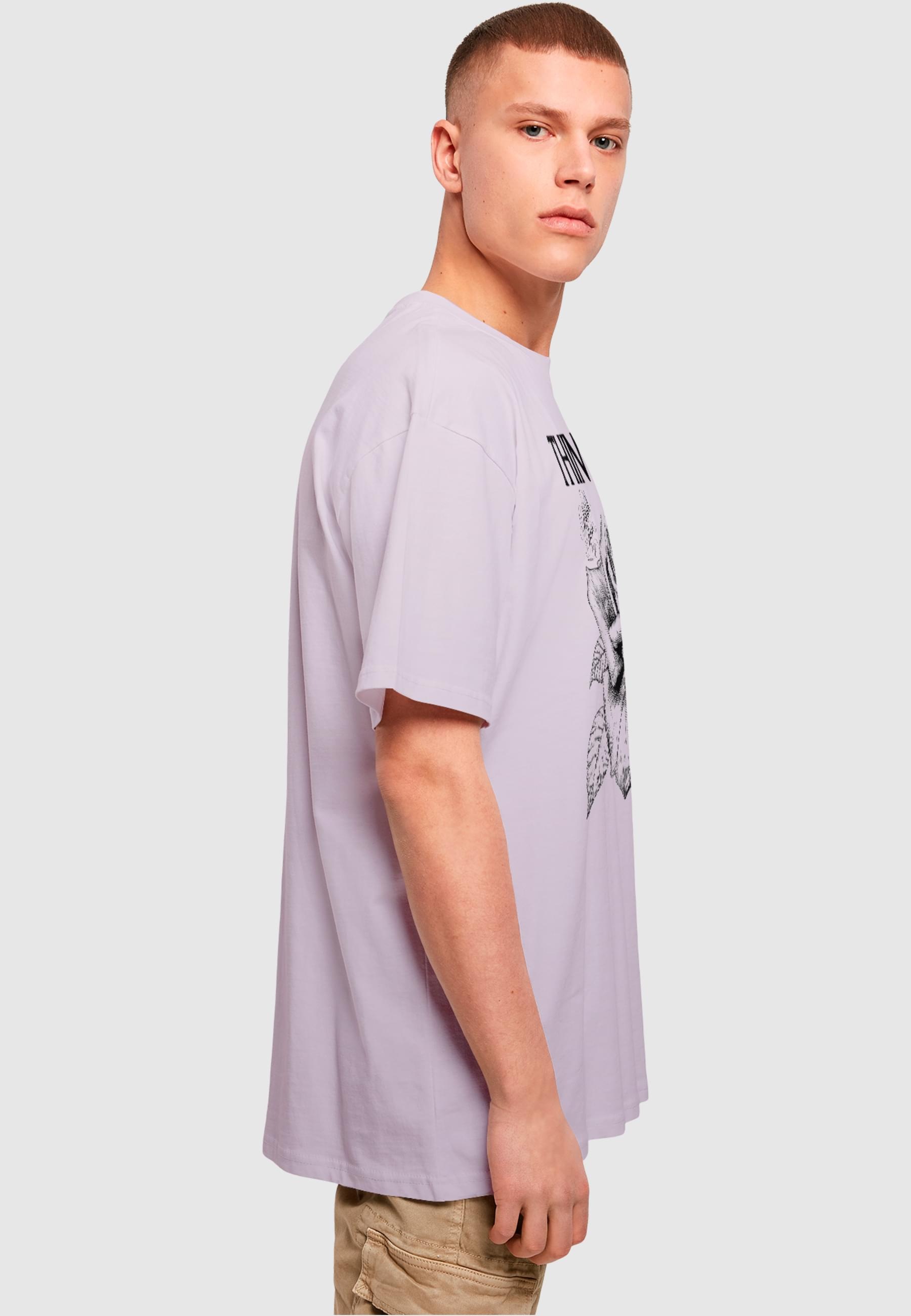 Merchcode T-Shirt »Merchcode Herren Thin Lizzy - Rose Logo Heavy Oversize Tee«, (1 tlg.)