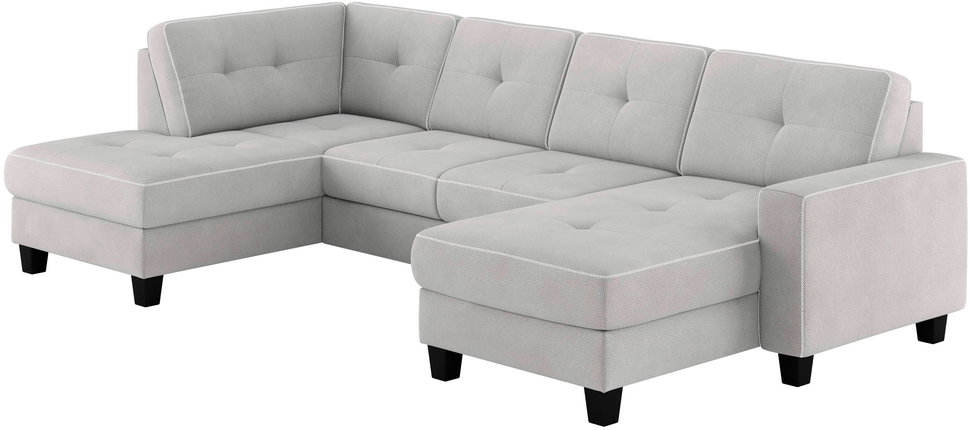 Thumbnail - PLACES OF STYLE Wohnlandschaft "Varese" wahlweise mit Bettfunktion und Bettkasten