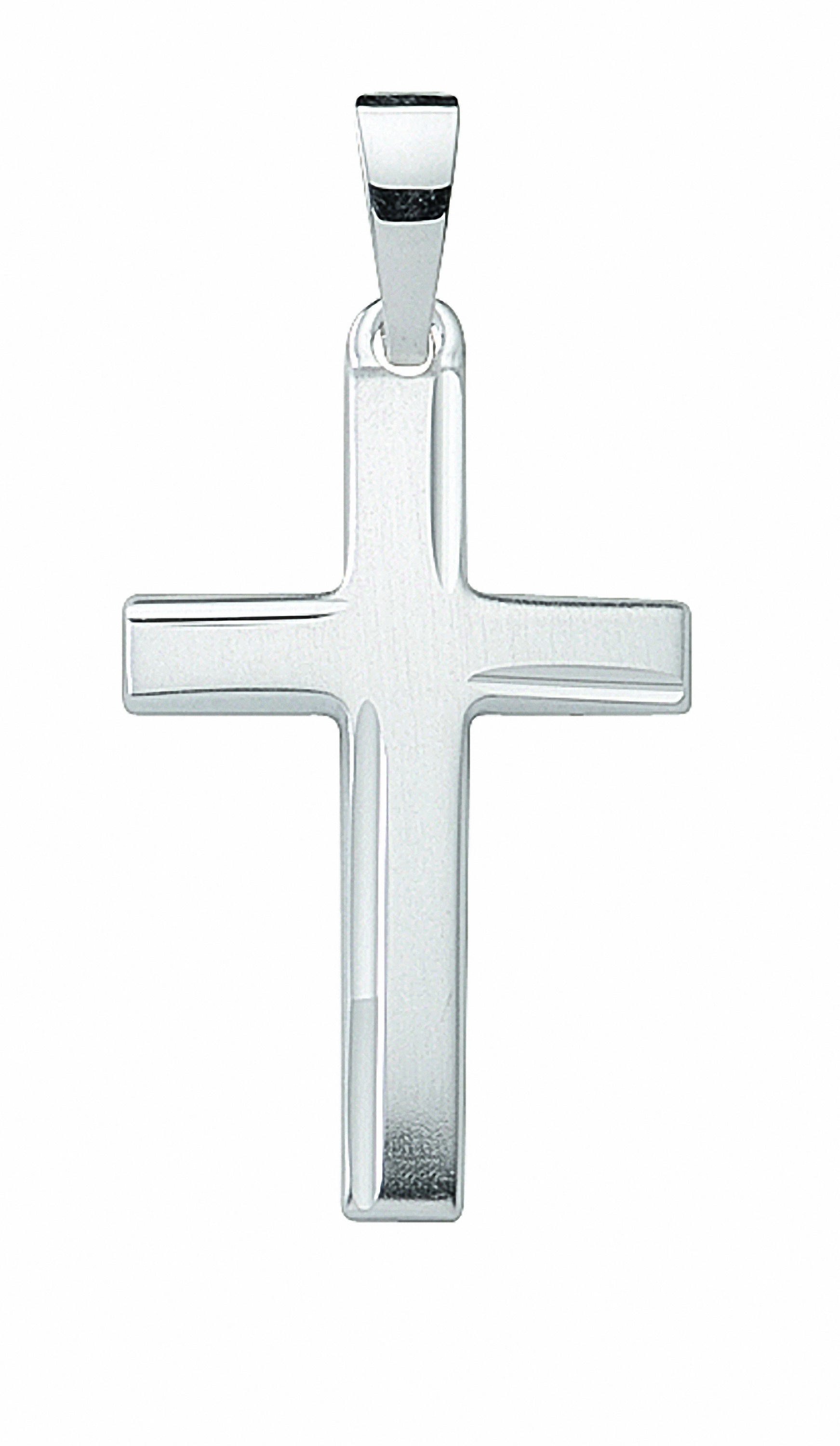 Kettenanhänger ADELIA´S "Damen & Herren 925 Silber Kreuz Anhänger", silber, Schmuckanhänger, Damen, Damen, Silber 925 (Sterlingsilber), Kettenanhänger, Silberschmuck für Damen & Herren