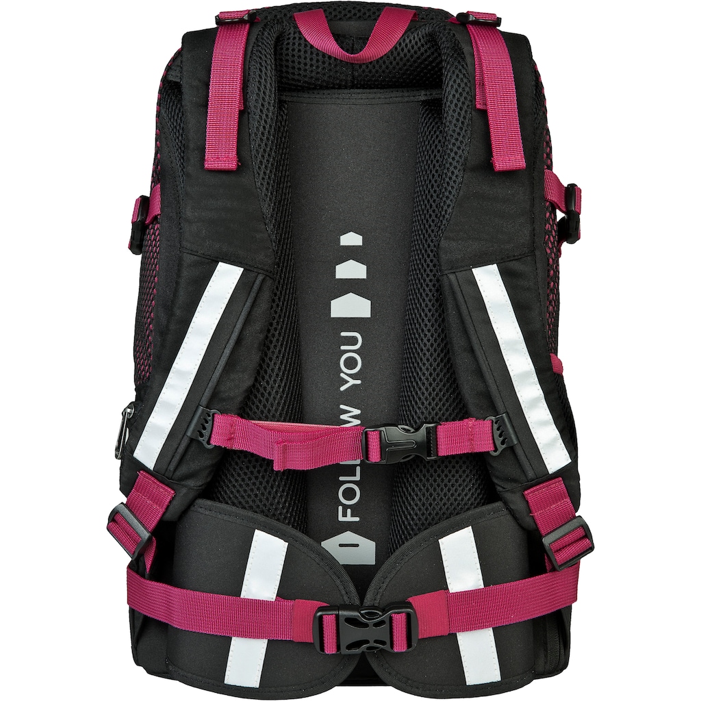 neoxx Schulrucksack »Active, Crazy in Mesh«, reflektierende Details, aus recycelten PET-Flaschen