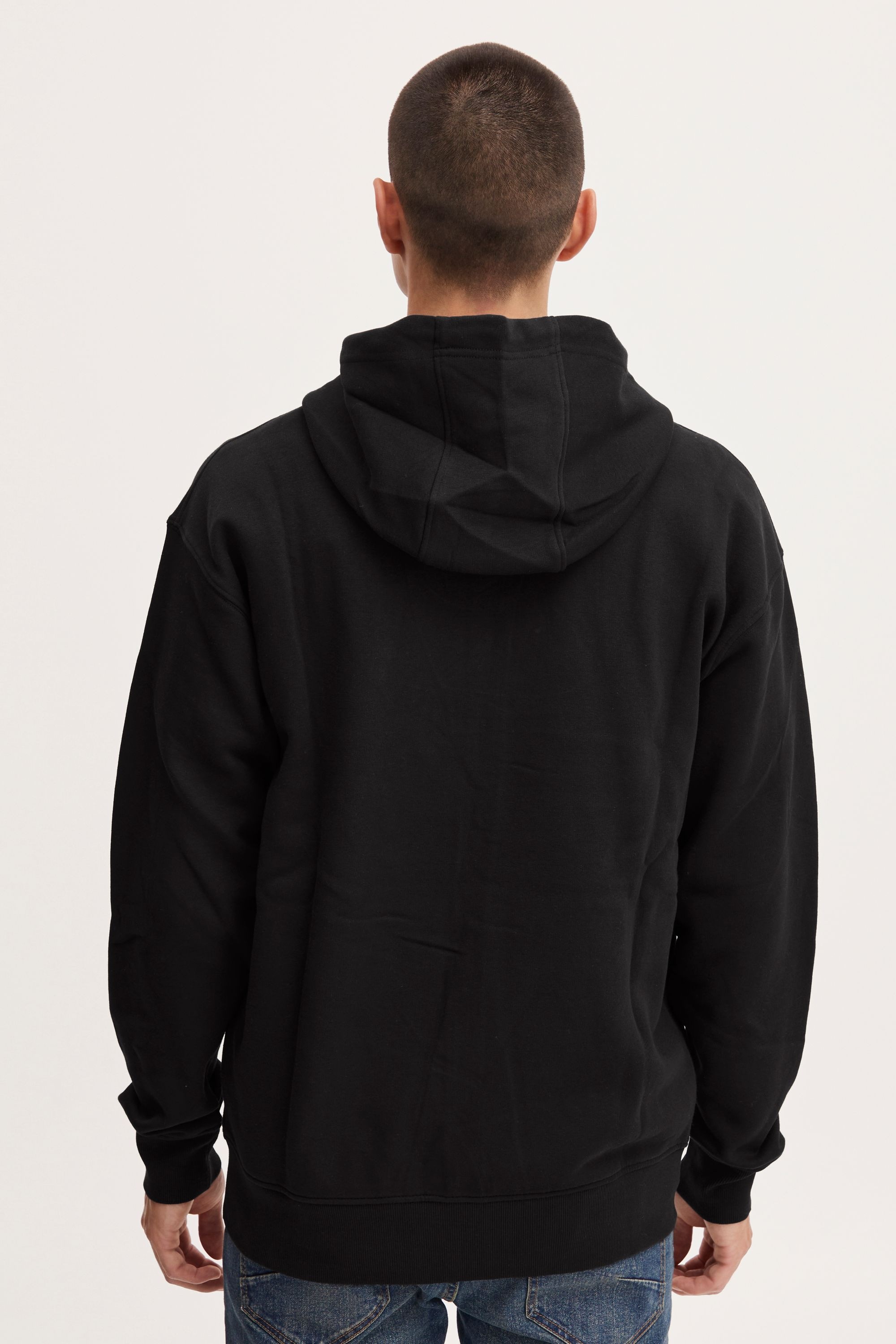 !solid Sweatjacke SOLID "Sweatjacke SDLenz", Herren, Gr. XL, schwarz (true schwarz), Obermaterial: 60% Baumwolle CO. 40% Polyester PES., Sweatjacken Sweatjacke 3