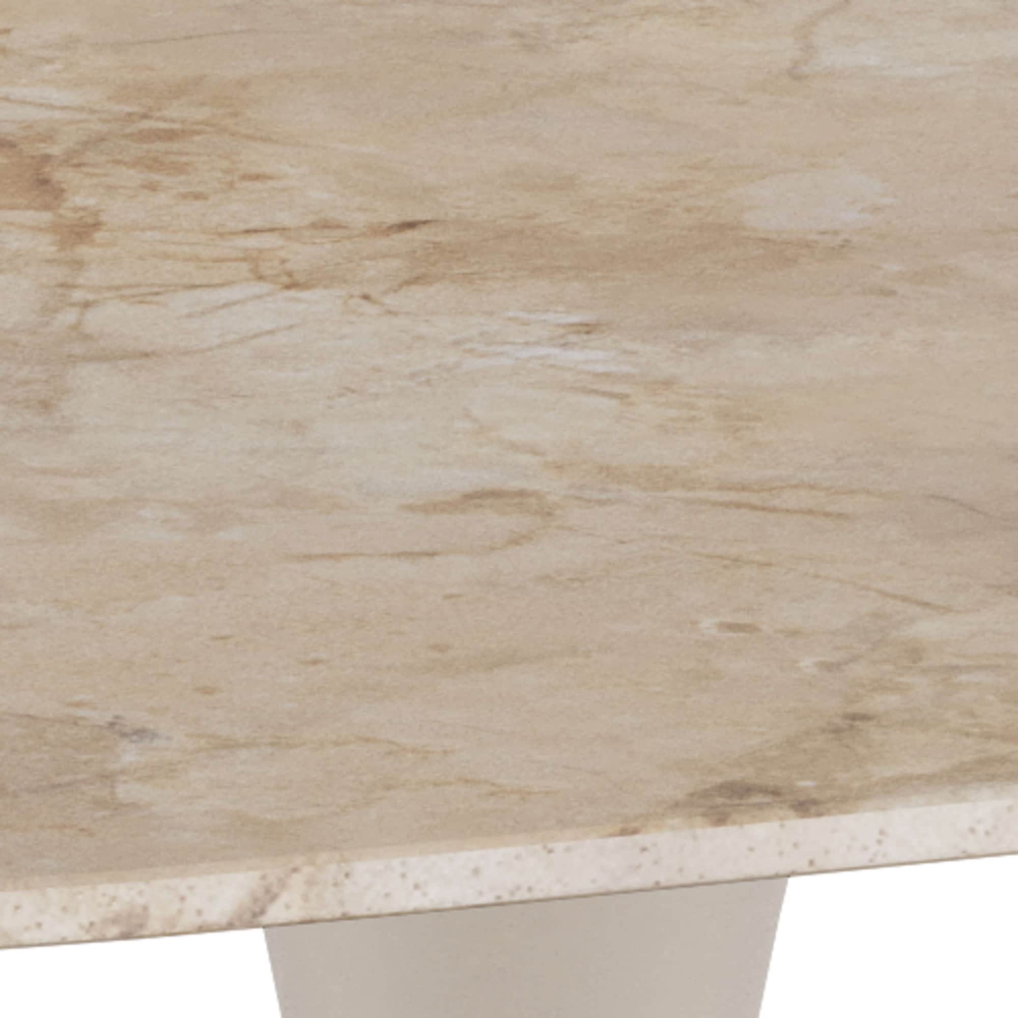 ACTONA GROUP Esstisch »Speisetisch« B/T/H: 90x90x75,  Tisch braun, polierte Keramiktischplatte