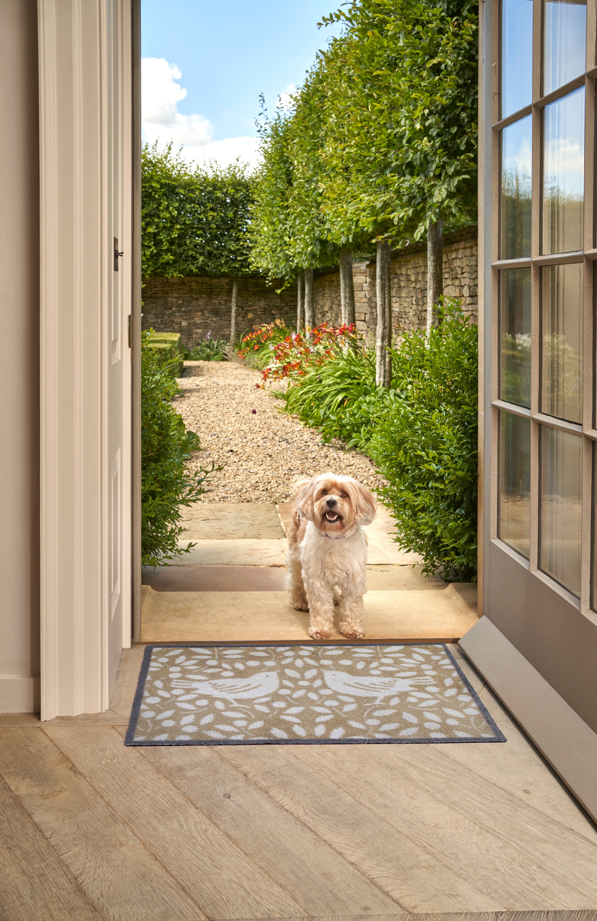 Turtle Mat Fußmatte »Looting Fruits Neutral« rechteckig 9 mm Höhe