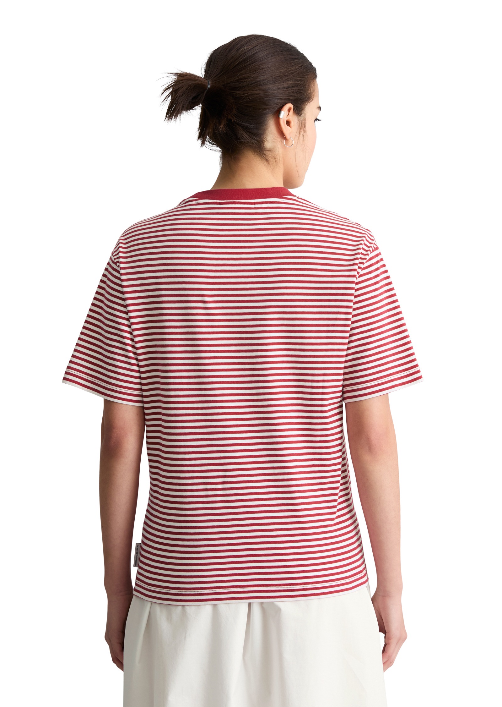 Marc OPolo DENIM T-Shirt Streifen-T-Shirt regular aus Organic Cotton günstig online kaufen