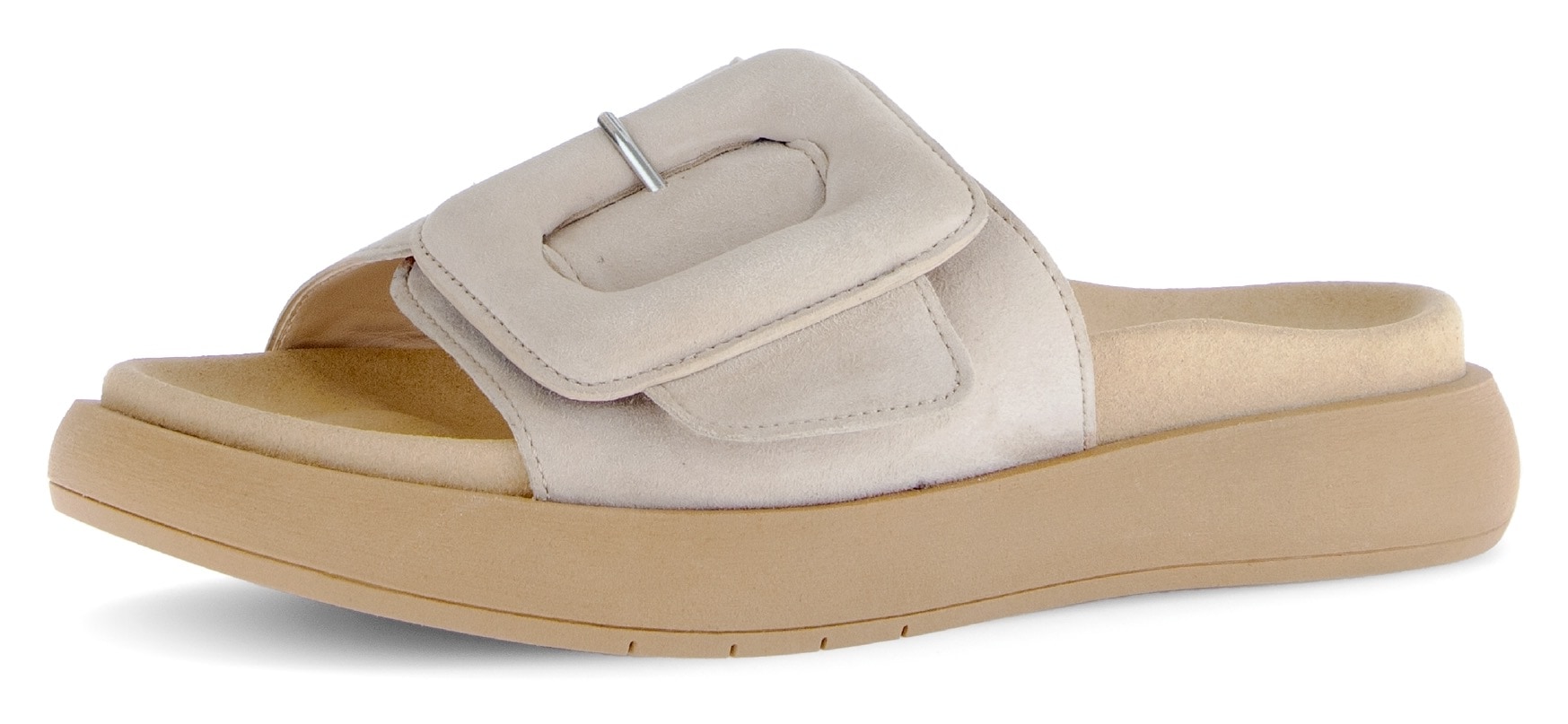 Gabor, Plateau, Sommerschuh, Schlappen mit großer Zierschnalle günstig online kaufen