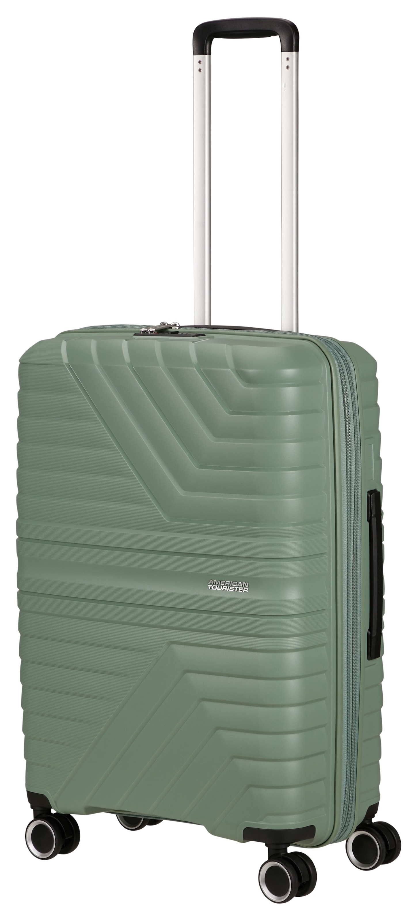 American Tourister® Hartschalen-Trolley »FLYTWIST, verschiedene Größen und Farben«, 4 Rollen, Hartschalen-Koffer personalisierbar Volumenerweiterung