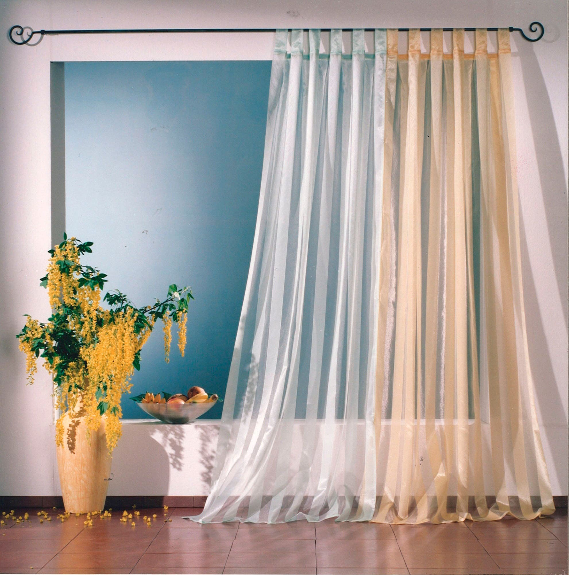 Weckbrodt Vorhang »Lara«, (1 | bestellen Gardine, Schlaufenschal, transparent, halbtransparent, BAUR St.), Organza