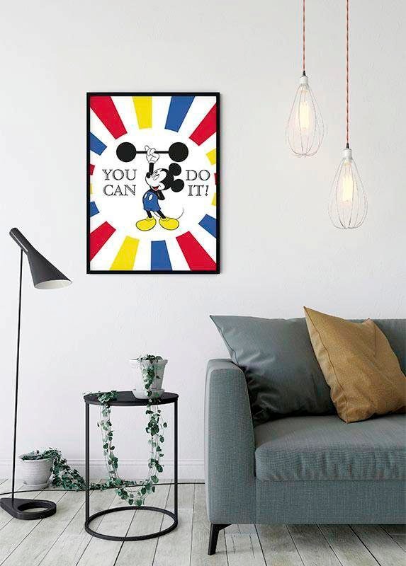 Komar Poster »Mickey Mouse Do it«, Disney, (1 St.), Kinderzimmer,  Schlafzimmer, Wohnzimmer | BAUR