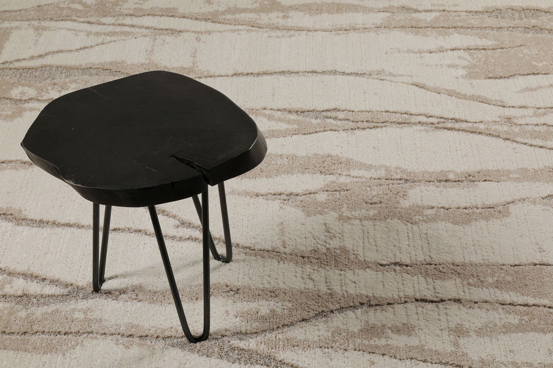 Wecon home Teppich »Fynn«, rechteckig, 18 mm Höhe, Gewebt, Hoch-Tief, pflegeleicht, Natur-Design, Scandi, Wohnzimmer