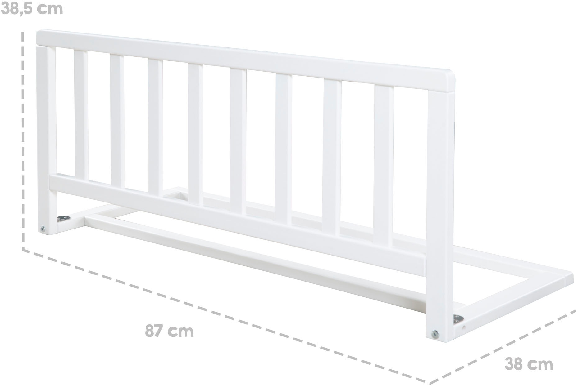 roba® Bettschutzgitter »Bettschutzgitter 90 cm, weiß«