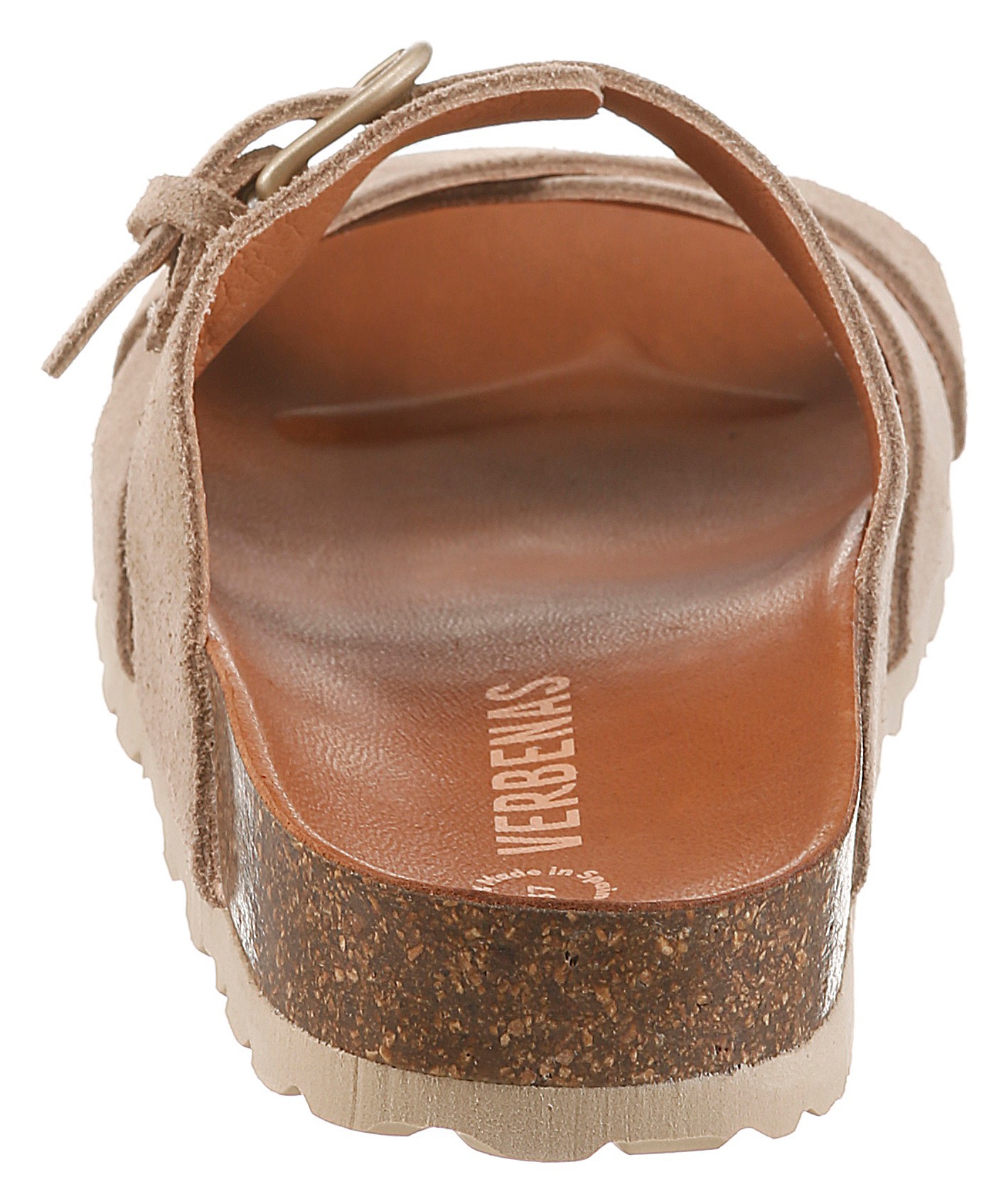 VERBENAS Pantolette »RUBI SERRAJE«  Sommerschuh, Hausschuh, Urlaubsschuh mit verstellbarer Schnalle