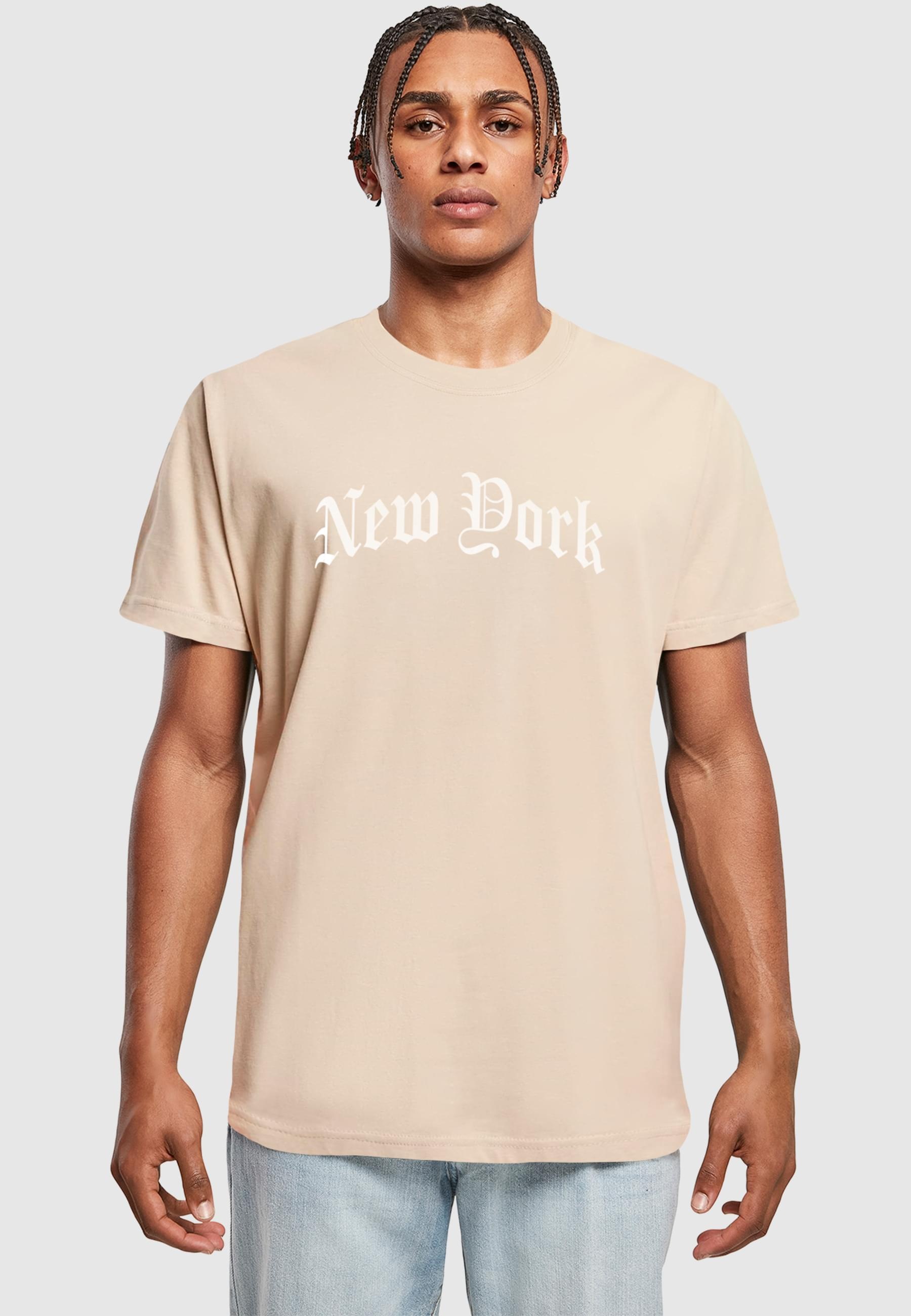 Thumbnail - MisterTee T-Shirt "MisterTee Herren New York Wording Tee", (1 tlg.)