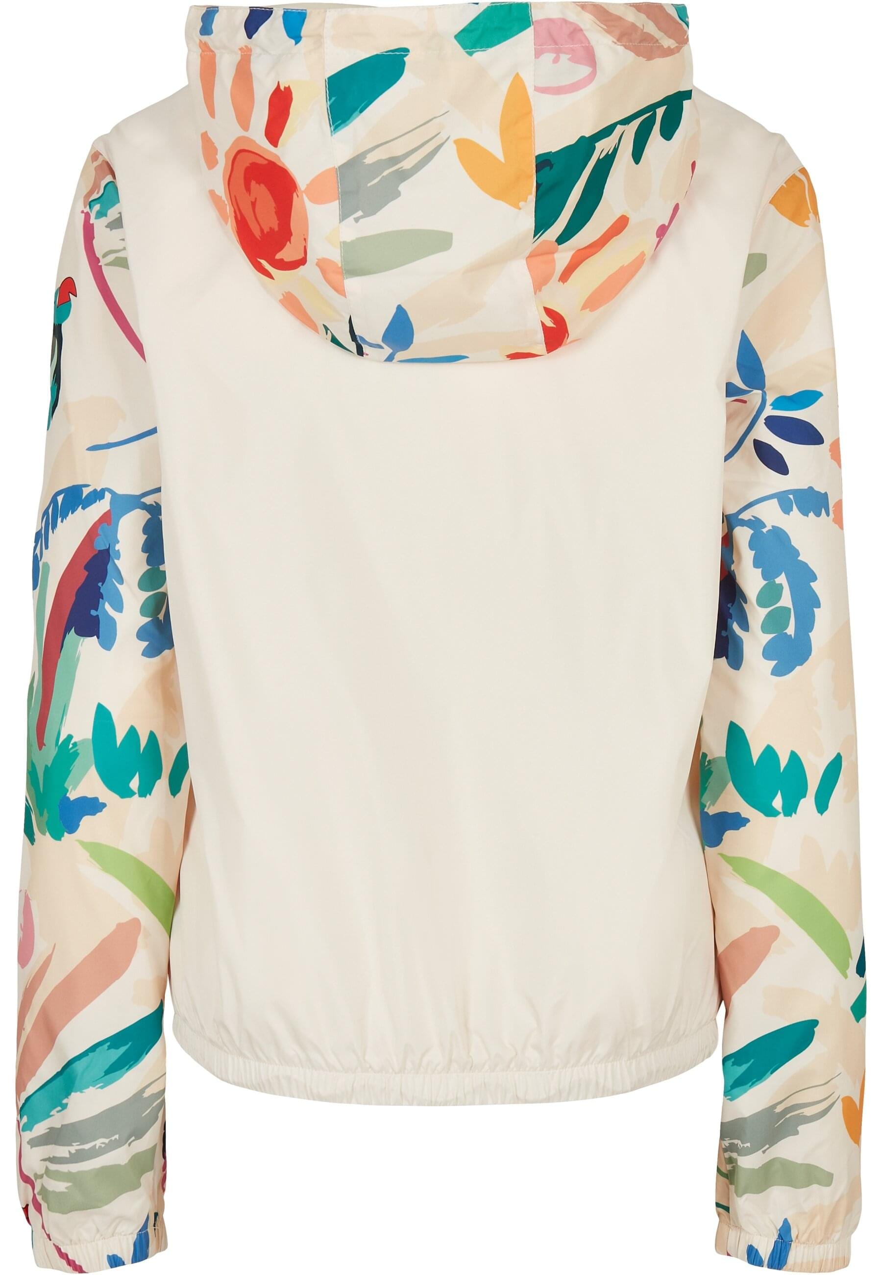 URBAN CLASSICS Allwetterjacke »Urban Classics Damen Ladies Mixed Pull Over Jacket«, (1 St.), mit Kapuze