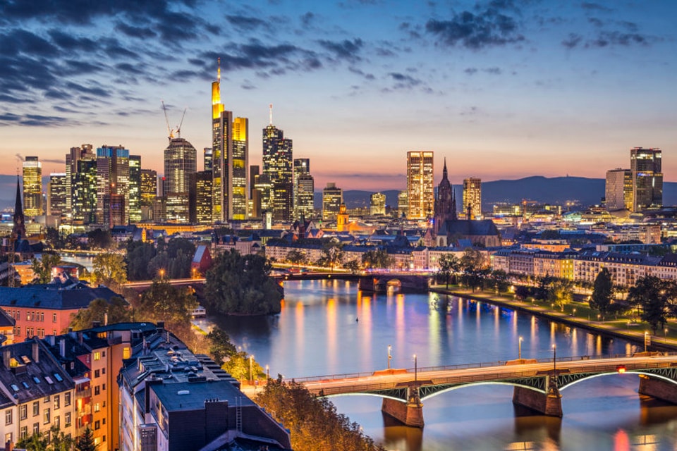 Papermoon Fototapete "Frankfurt am Main" glatt