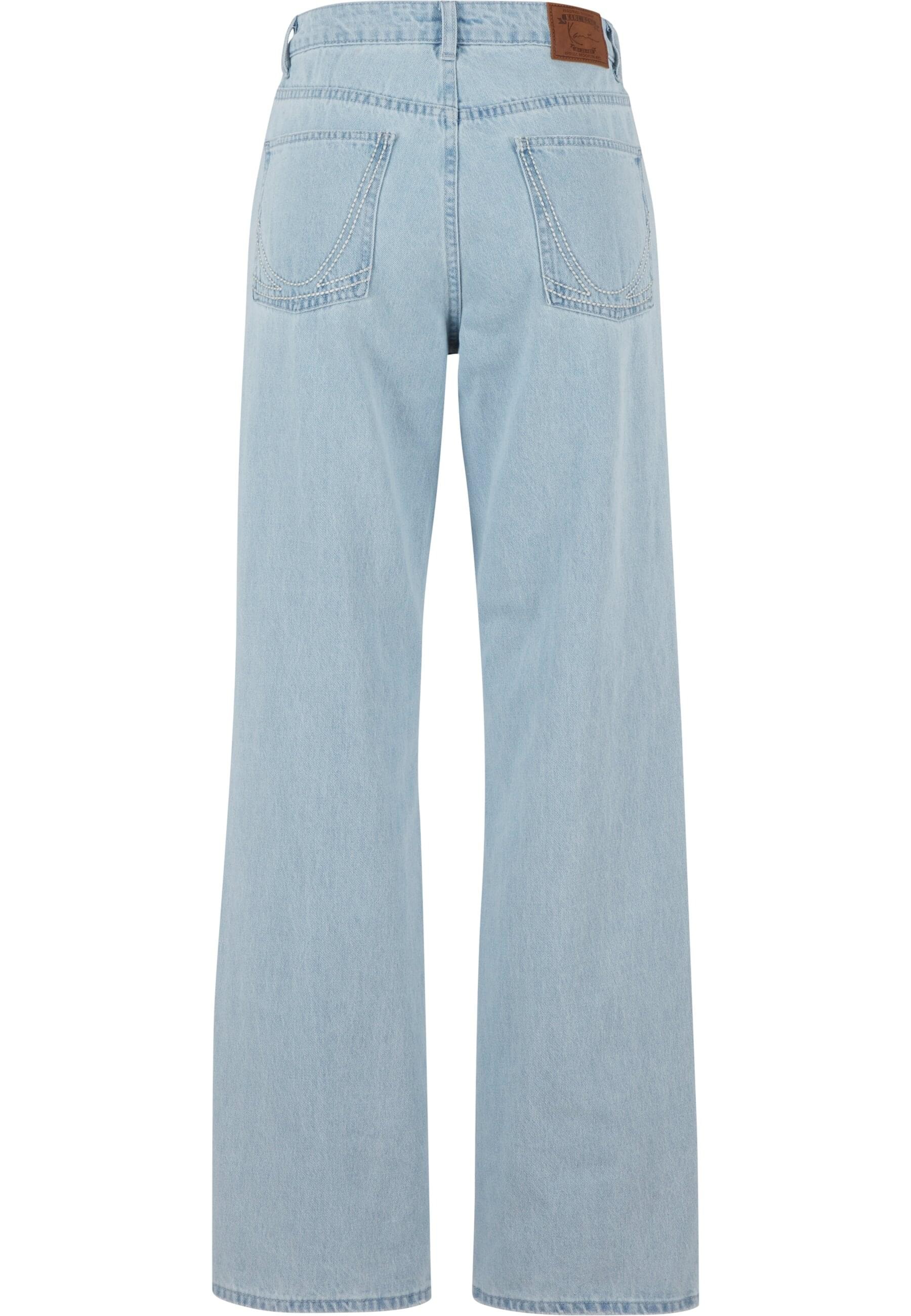 Karl Kani Bequeme Jeans »Karl Kani Signature K Straight Leg Denim bleached«