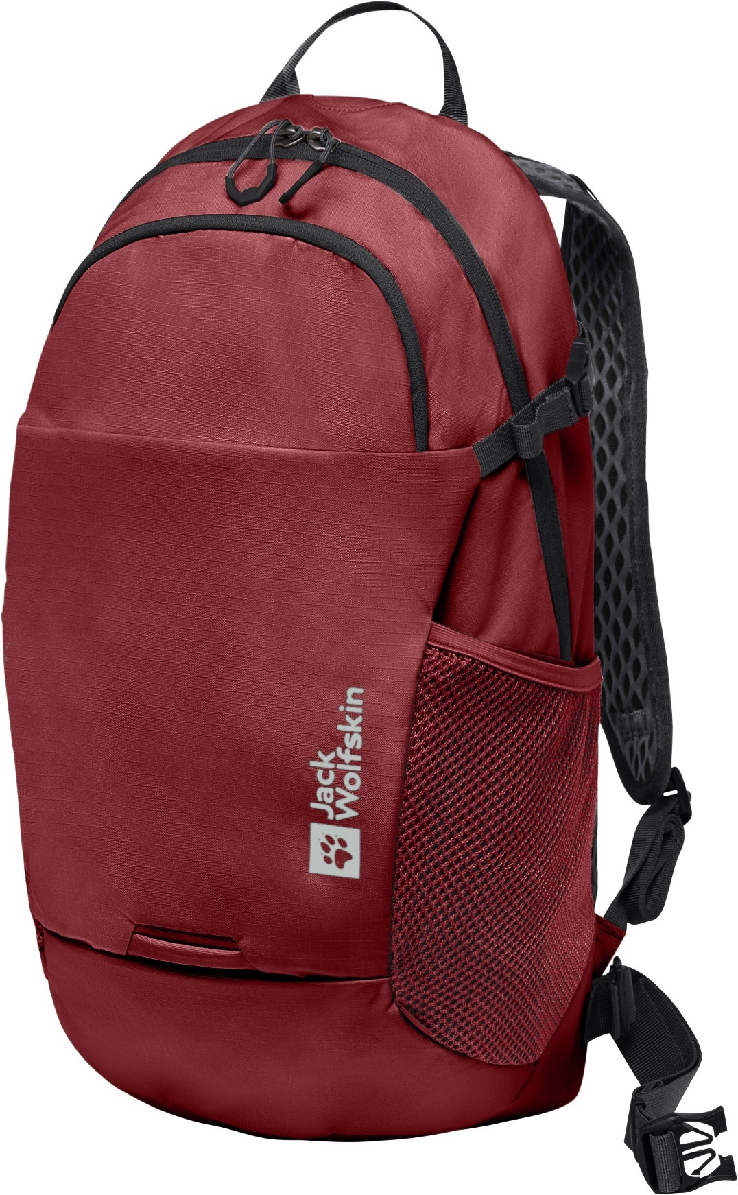 Daypack JACK WOLFSKIN "VELOCITY 20", rot (deep, ruby), Rucksäcke, onesize, Obermaterial: 100% Polyester 2