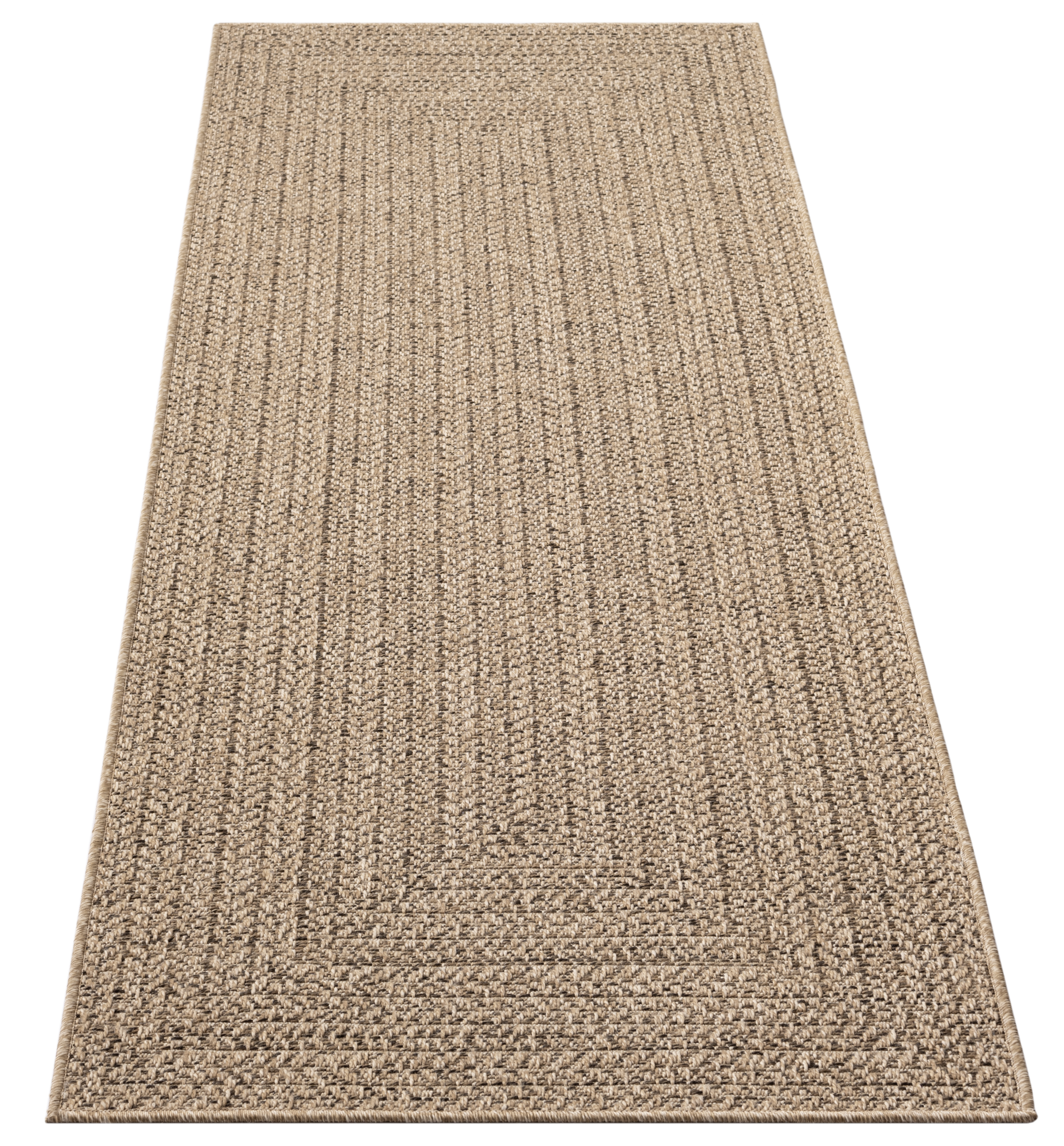 merinos Teppich »Kenzy 2«, rechteckig, 1 mm Höhe, robuster In- und Outdoor Teppich im natürlichen Jute-Look, wetterfest