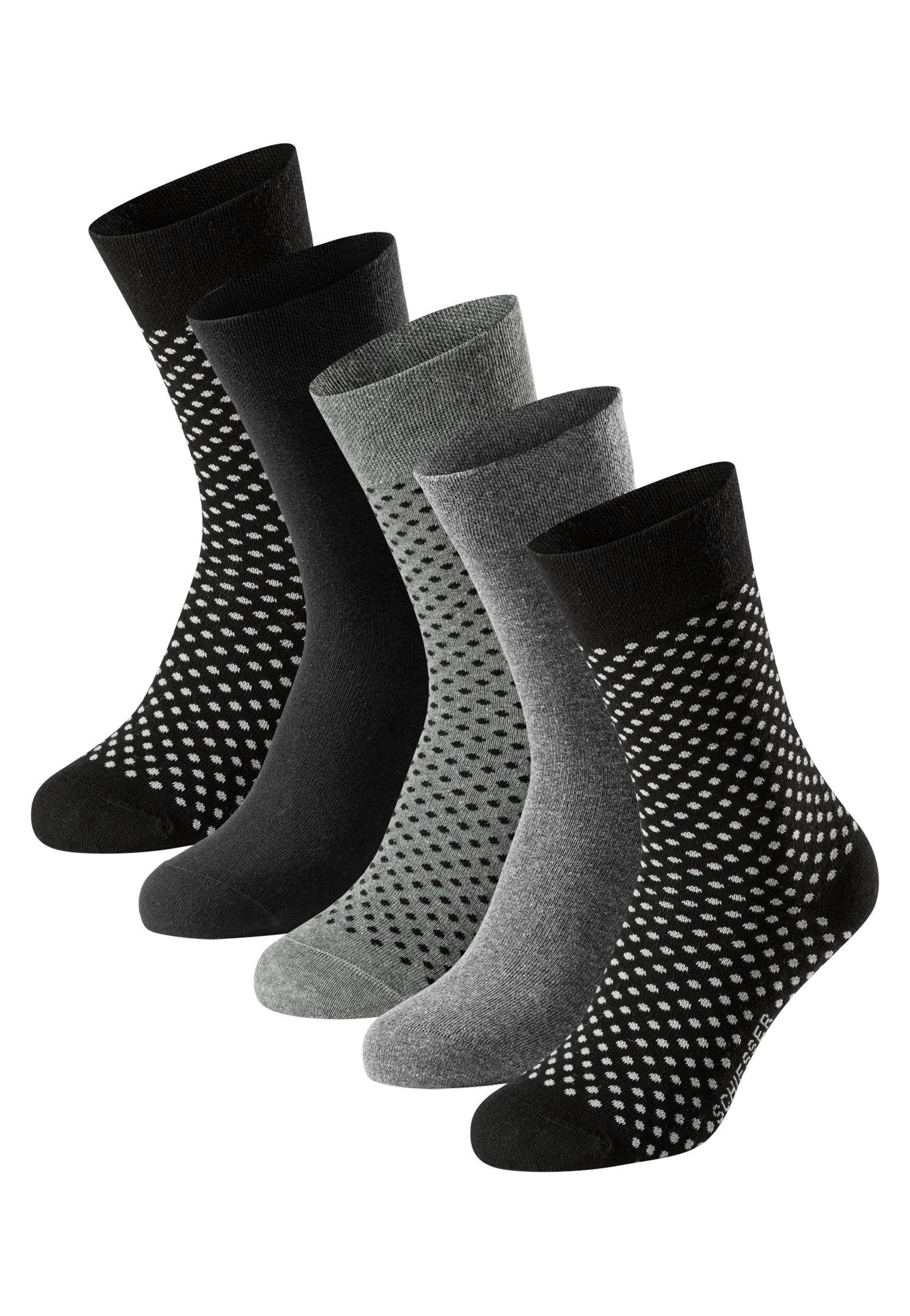 Schiesser Socken "Bluebird", (5 Paar), druckfreier Bund, Fersen und Zehen h günstig online kaufen