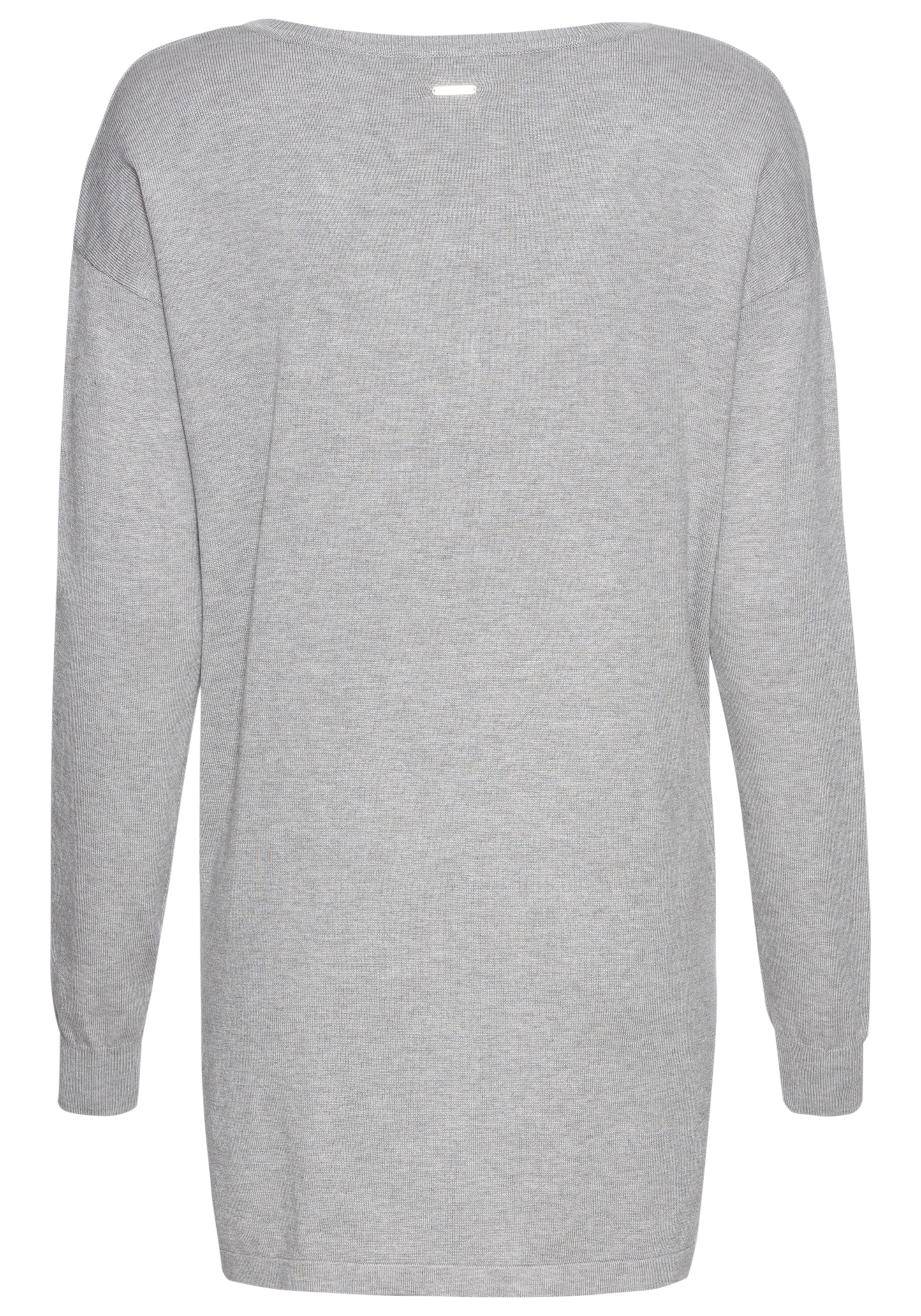 Laura Scott Strickpullover, mit Spitzen am Ausschnitt