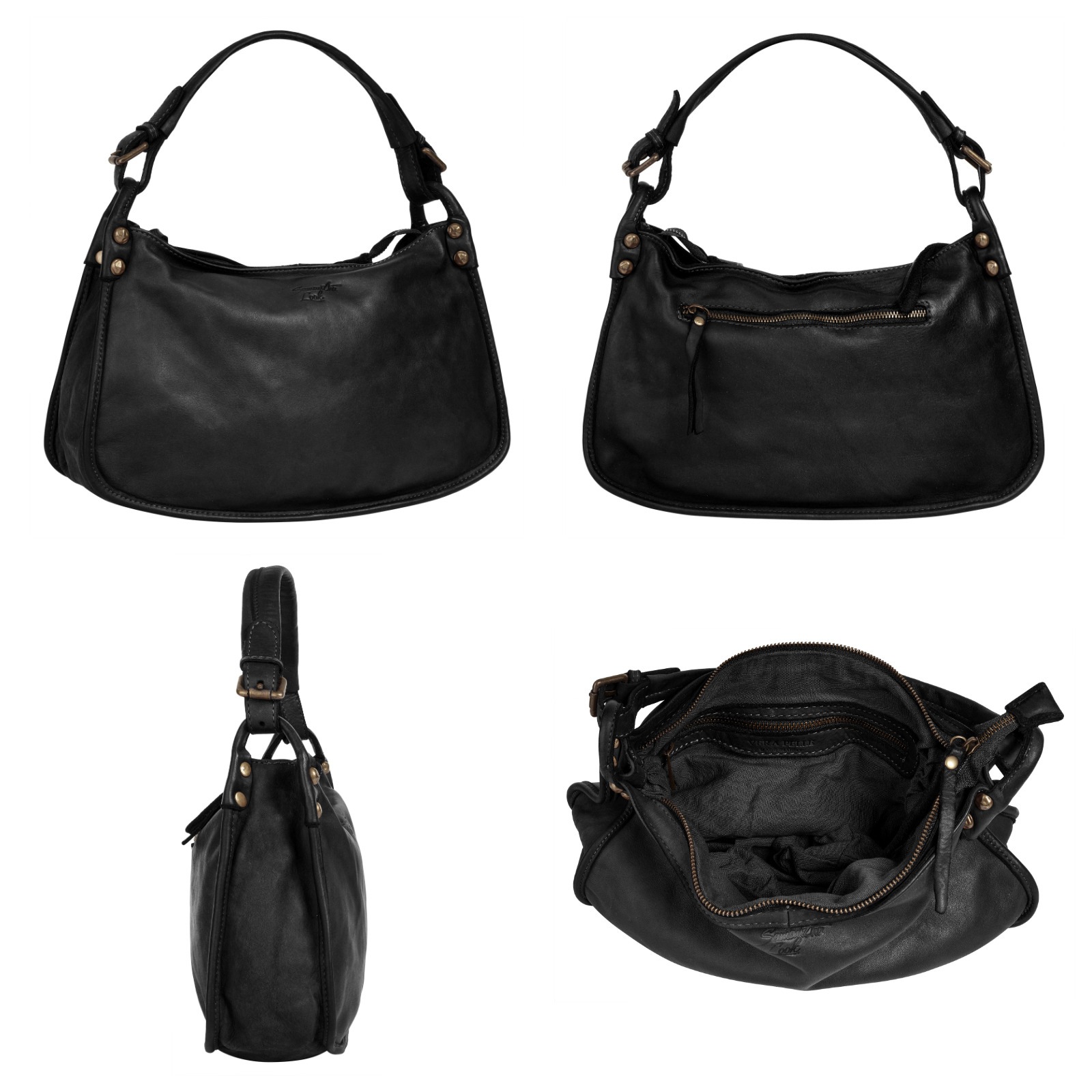Samantha Look Henkeltasche, echt Leder, Made in Italy günstig online kaufen