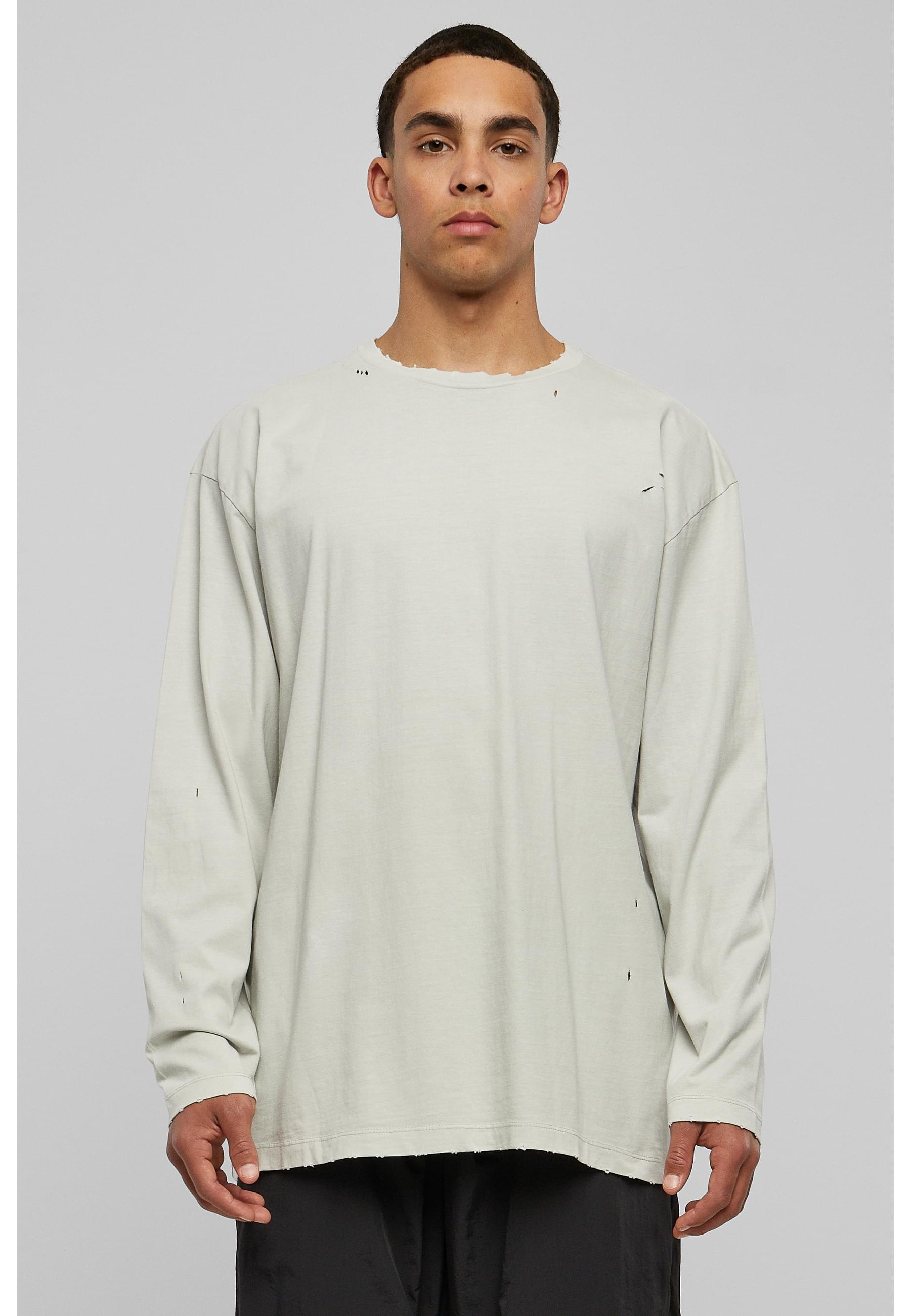 URBAN CLASSICS Longsleeve »Urban Classics Herren Oversized Distressed Longsleeve«, (1 tlg.)