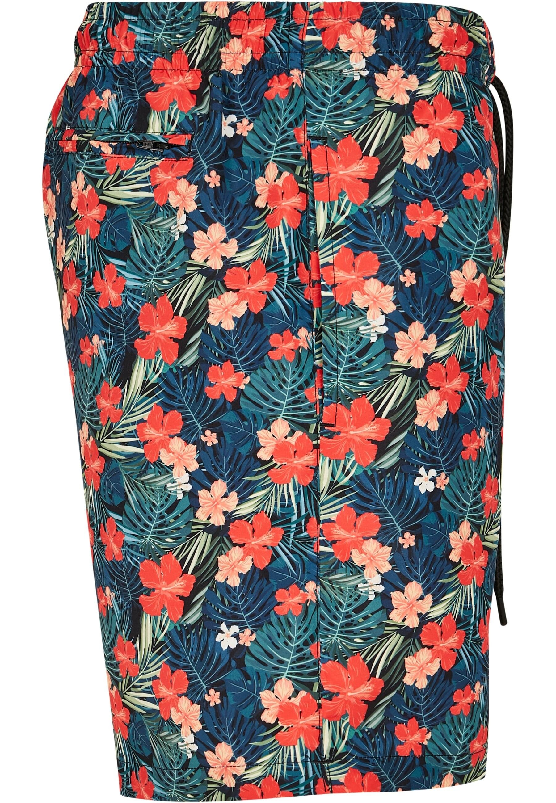 URBAN CLASSICS Badeshorts »Urban Classics Herren Pattern Swim Shorts«