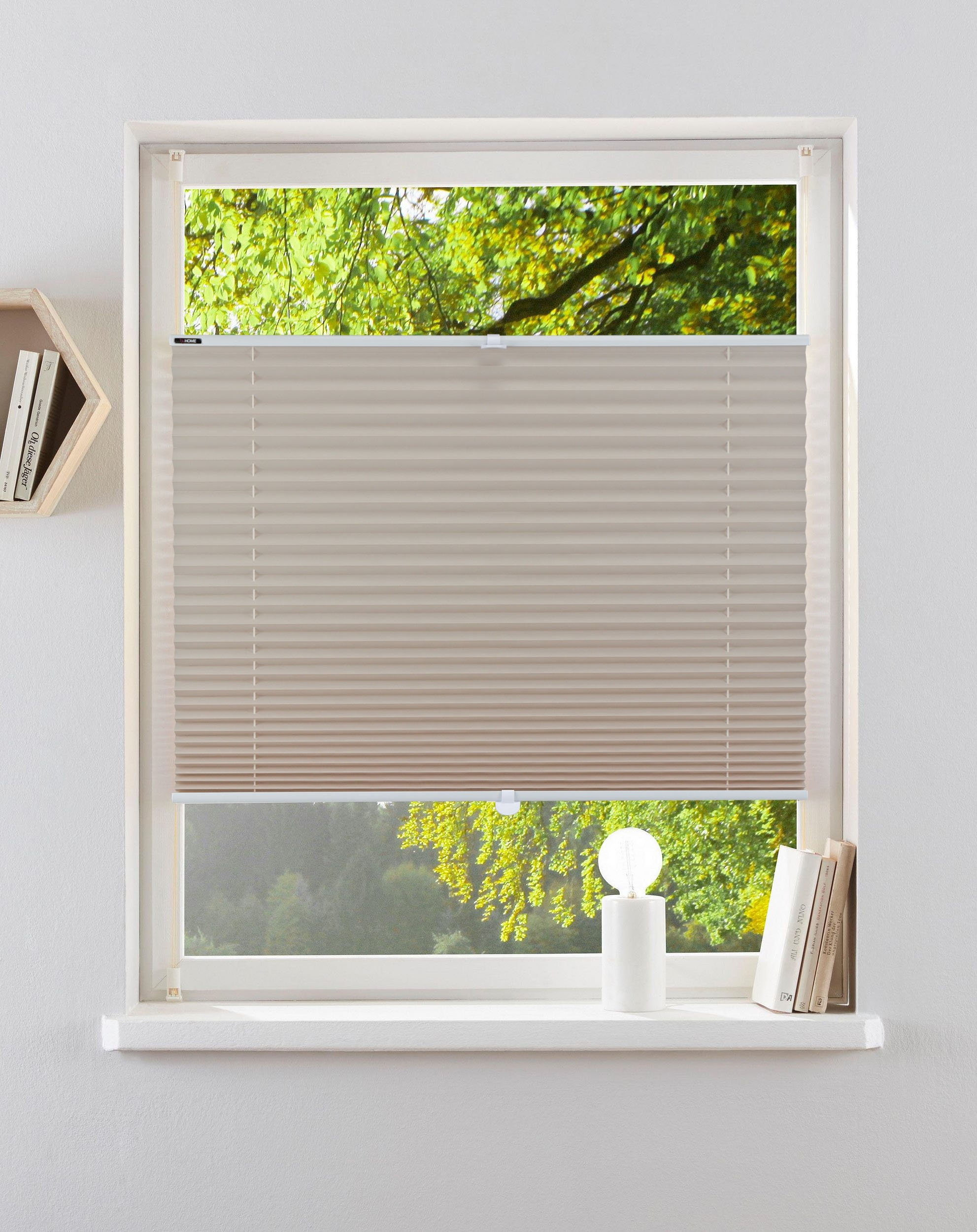 OTTO home Plissee "LAHOLM" Lichtschutz ohne Bohren verspannt Fixmaß, Bestseller mit über 4000-Bewertungen, für Fenster & Tür