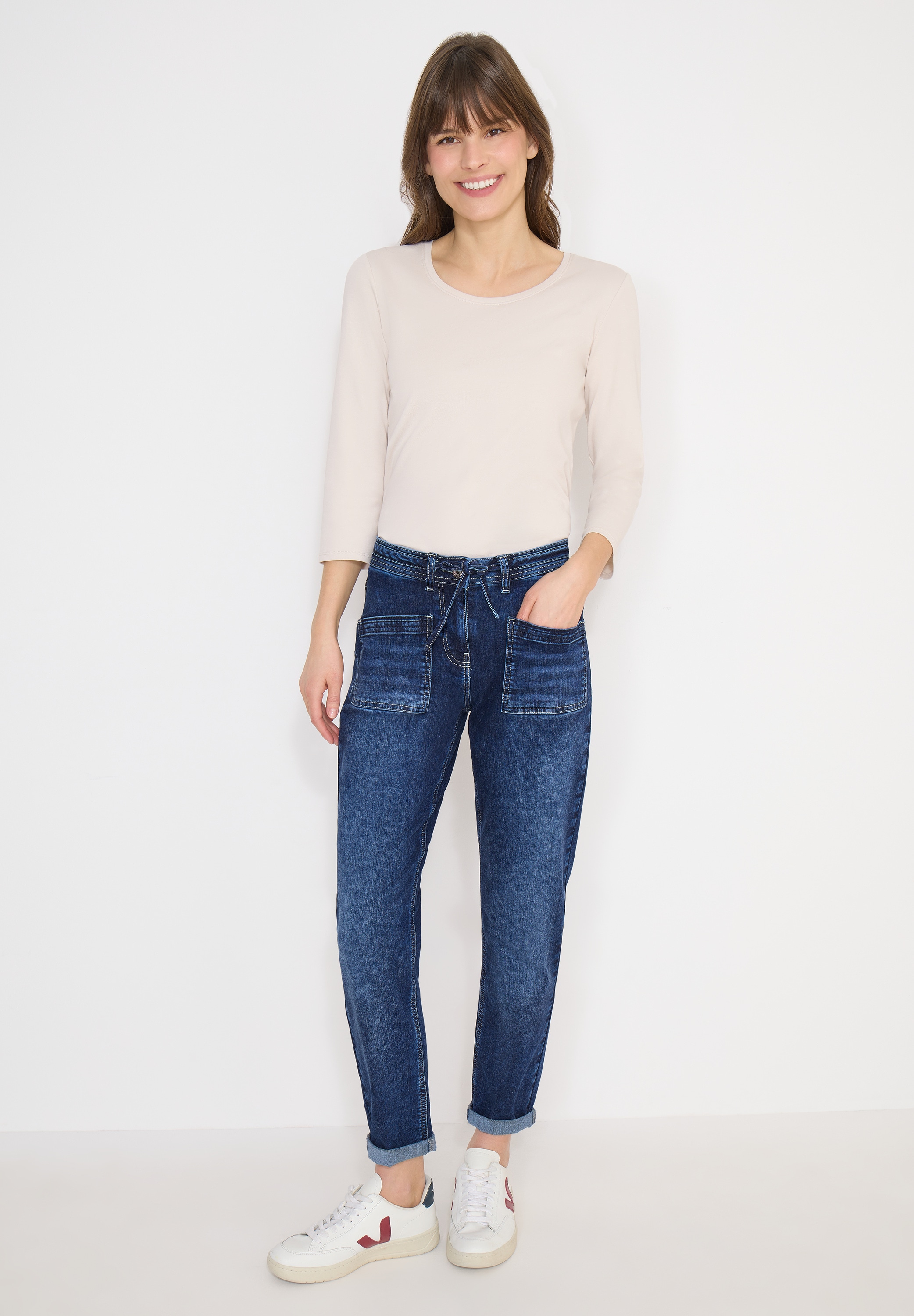 Cecil Slim-fit-Jeans im Denim-Style