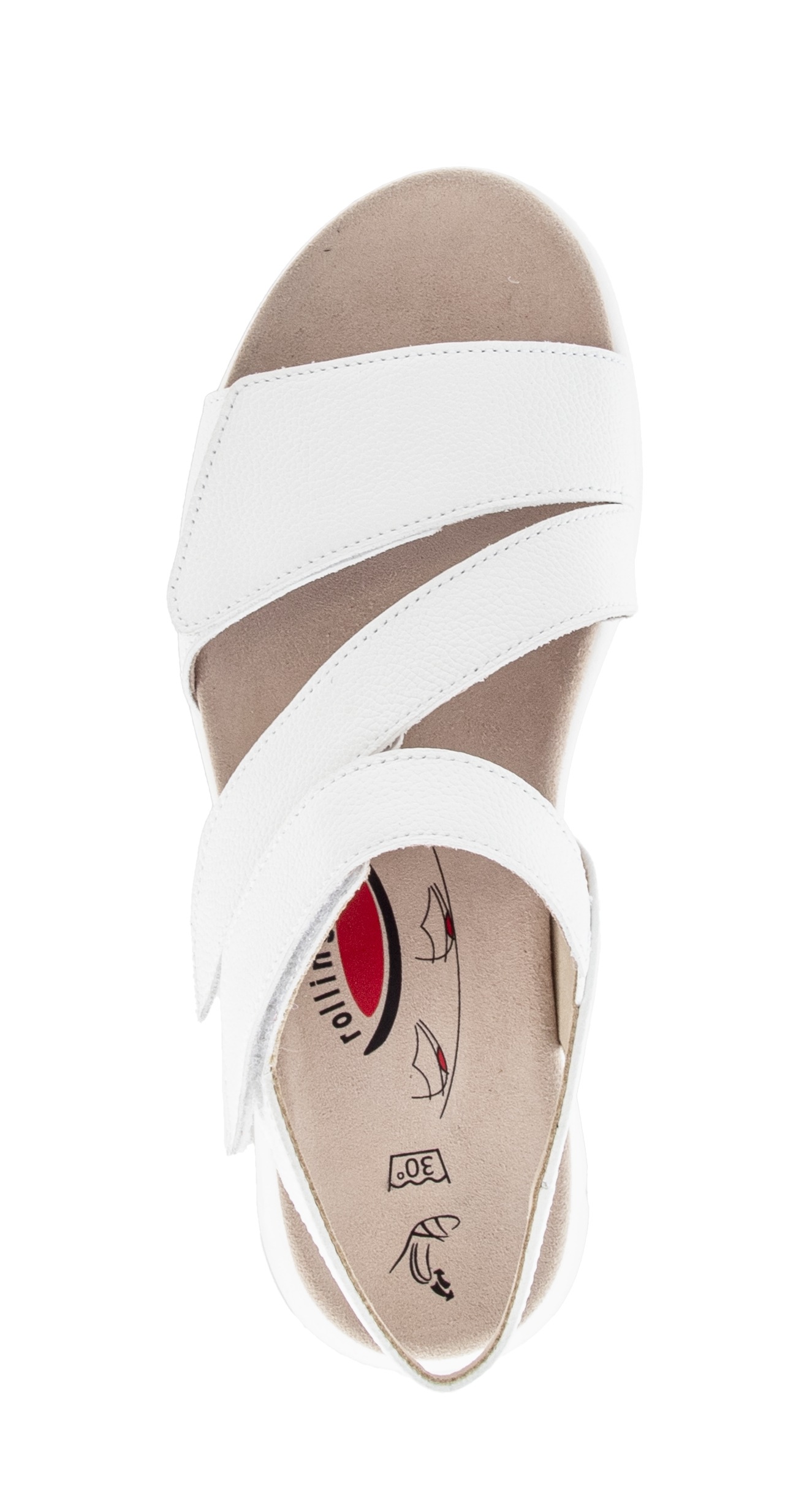 rollingsoft Sandalette  Keilabsatz, Riemchensandale in Komfortweite G (=weit)