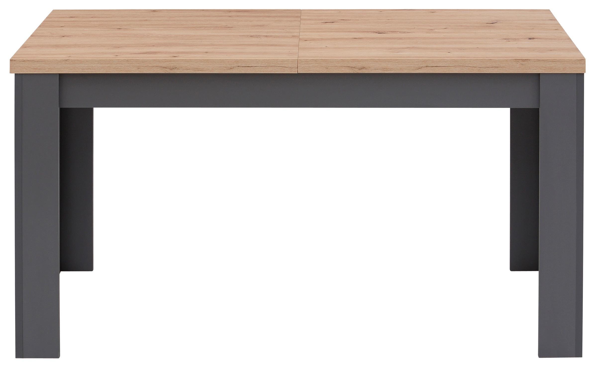 Essgruppe HOME AFFAIRE "Bergamo", grau (dunkelgrau, dunkelgrau, schwarz), B:140cm H:75cm T:80cm, FSC-zertifizierter Holzwerkstoff, Melamin, Metall, Sitzmöbel-Sets, Essgruppe, 7-tlg. Essgruppe mit ausziehbarem Tisch, erhältlich in vielen Farben 3