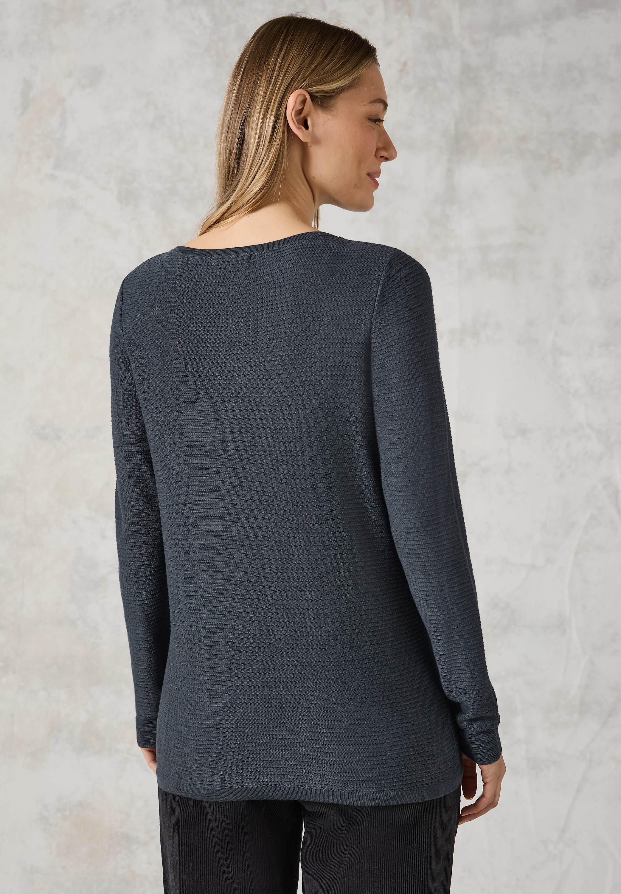 Cecil Strickpullover, mit Strick-Detail