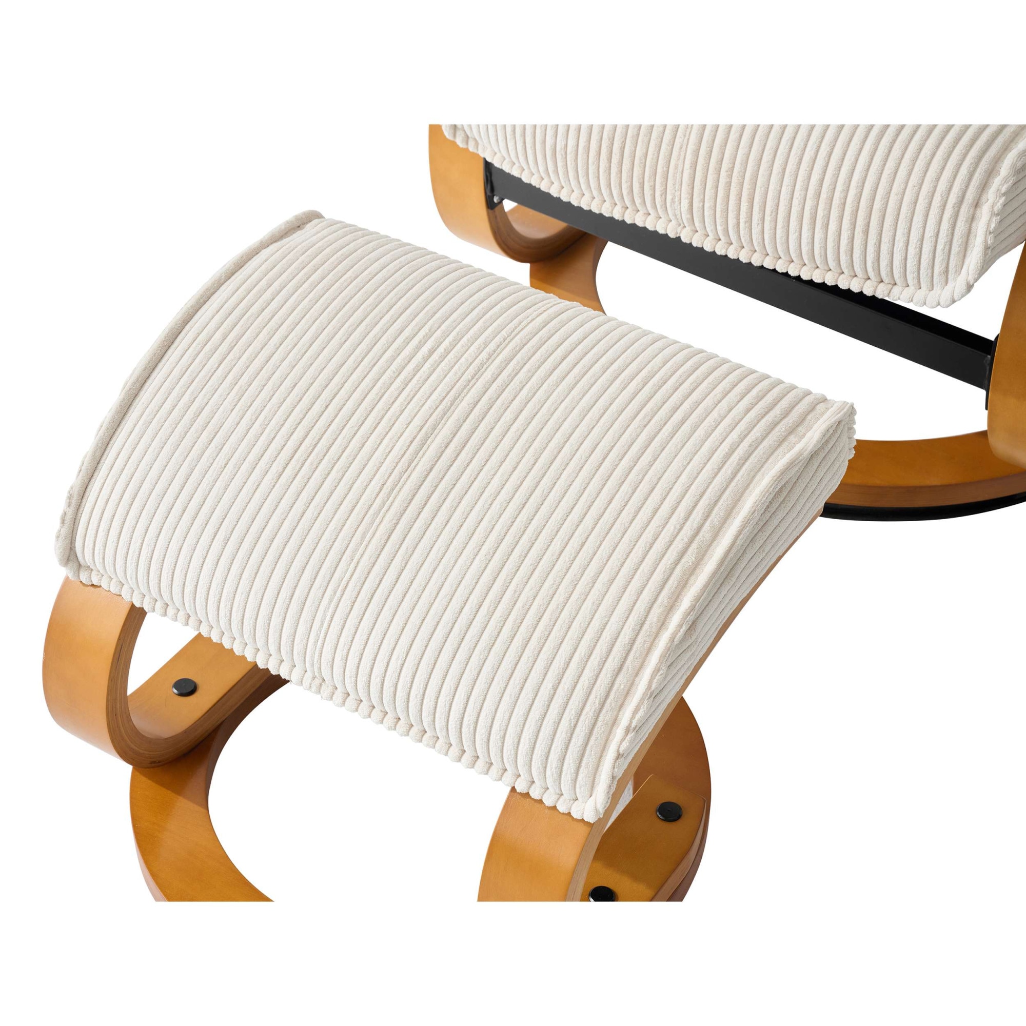 Home affaire Relaxsessel »Paris, mit Hocker - OTTO. Verlässliche Qualität.« bestehend aus Sessel und Hocker,  manuelle Relaxfunktion mit Drehfunktion, neu: Cord-Bezug